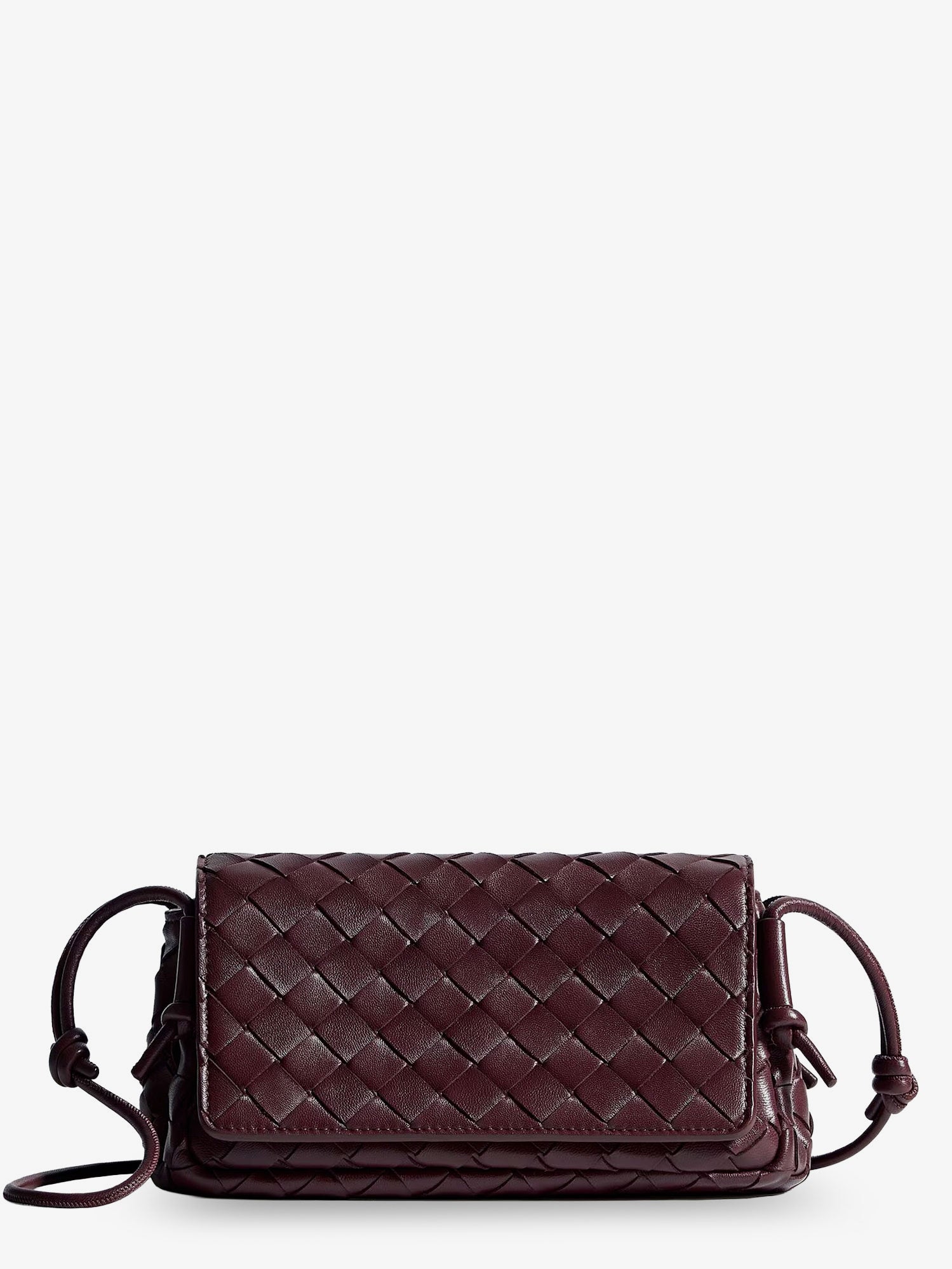 Bottega Veneta Women Notturno Clutch Bag With Leather Crossbody Bag BOTTEGA VENETA