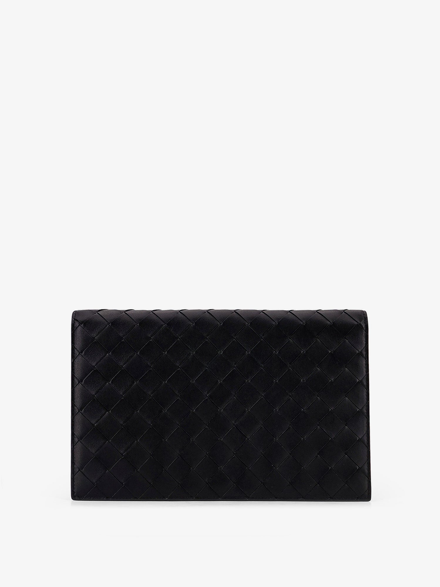 Bottega Veneta Men Leather Clutch Bag With Intrecciato Motif BOTTEGA VENETA