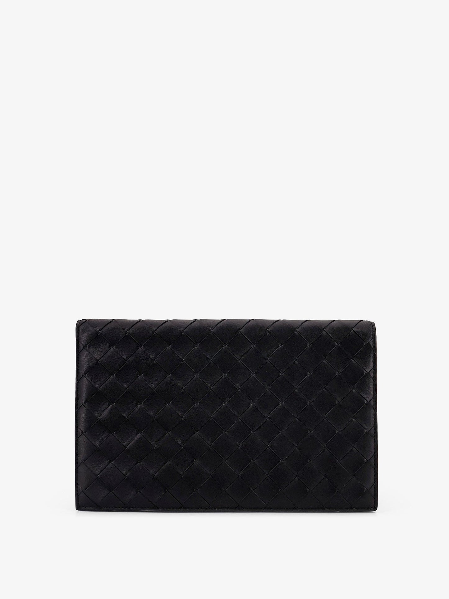 Bottega Veneta Men Leather Clutch Bag With Intrecciato Motif BOTTEGA VENETA