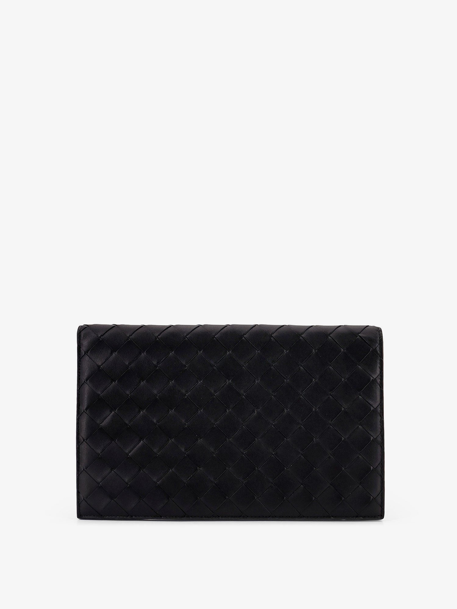 Bottega Veneta Men Leather Clutch Bag With Intrecciato Motif BOTTEGA VENETA