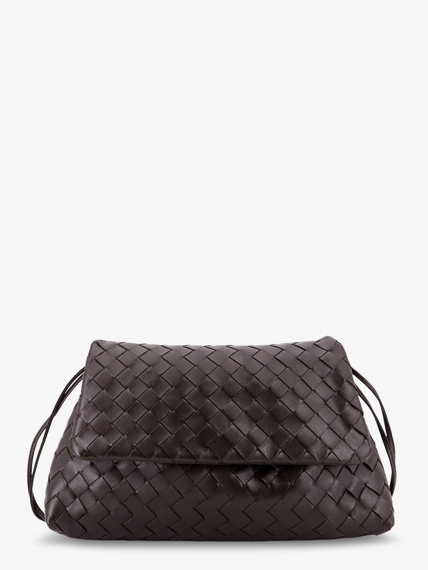 Bottega Veneta Women Leather Shoulder Bag With Intrecciato Pattern BOTTEGA VENETA