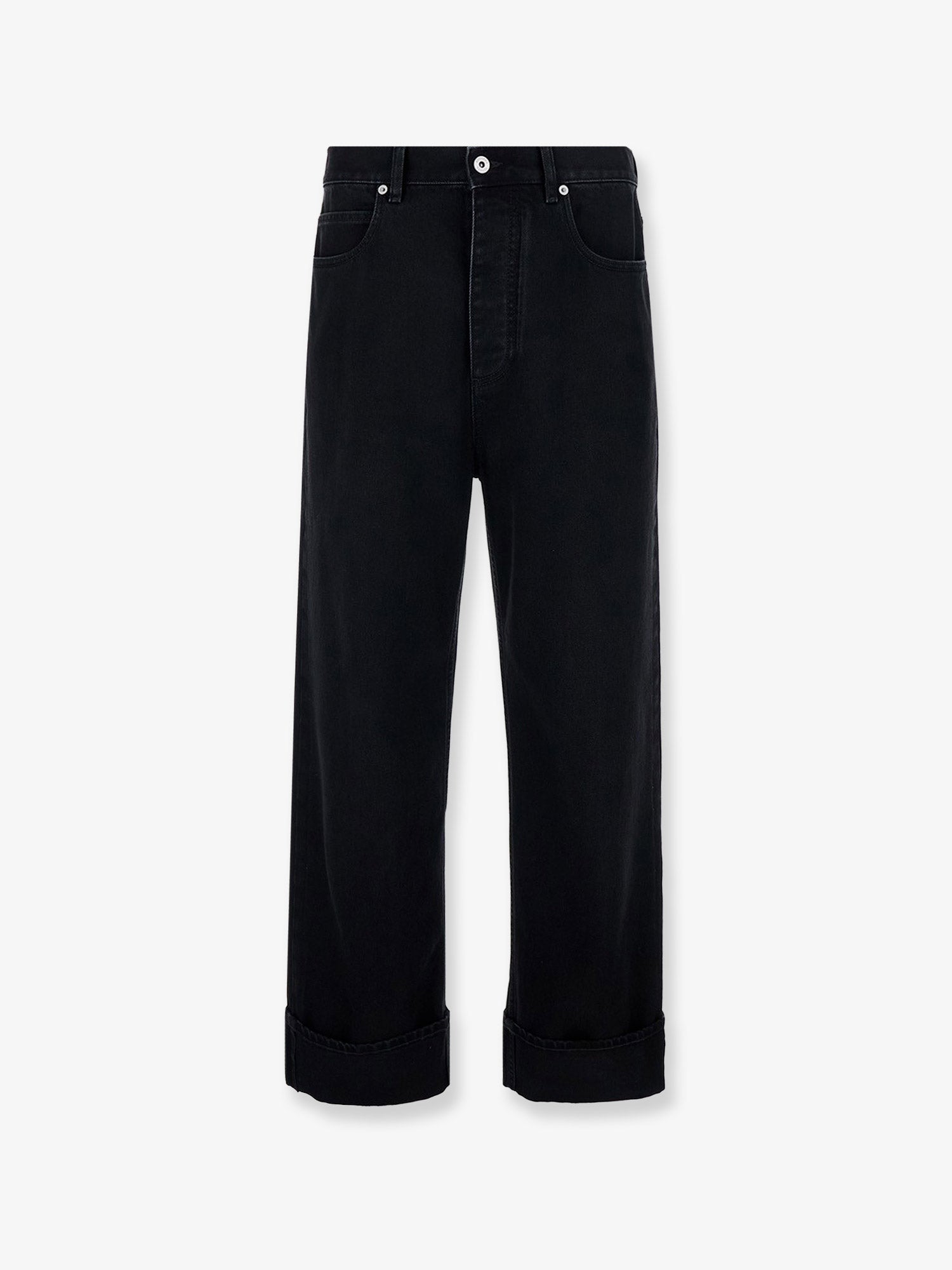 Bottega Veneta Men Black Denim Trousers BOTTEGA VENETA
