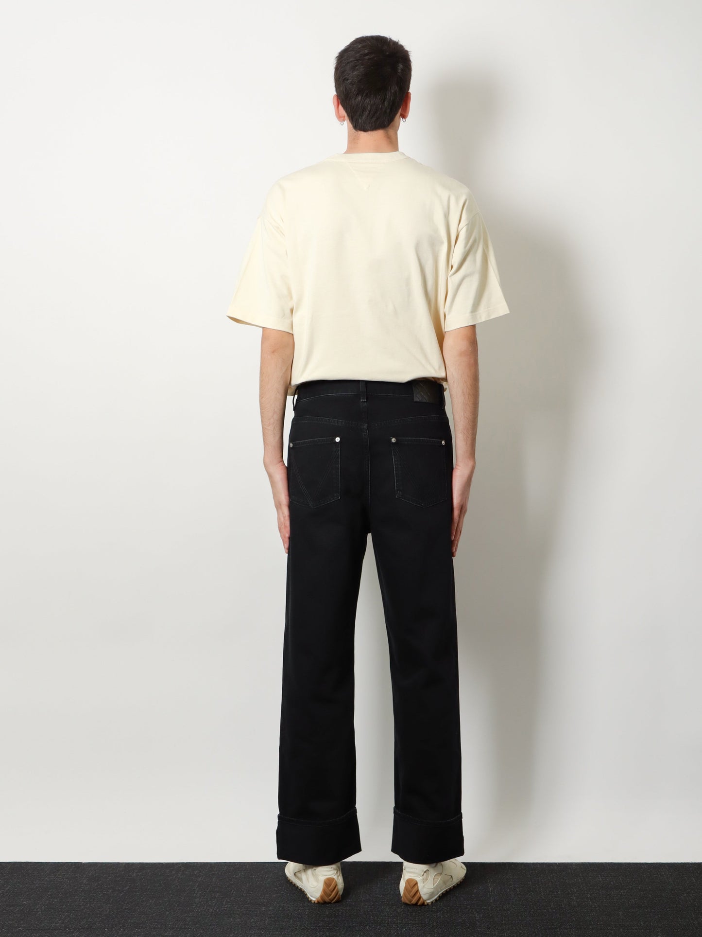 Bottega Veneta Men Black Denim Trousers BOTTEGA VENETA