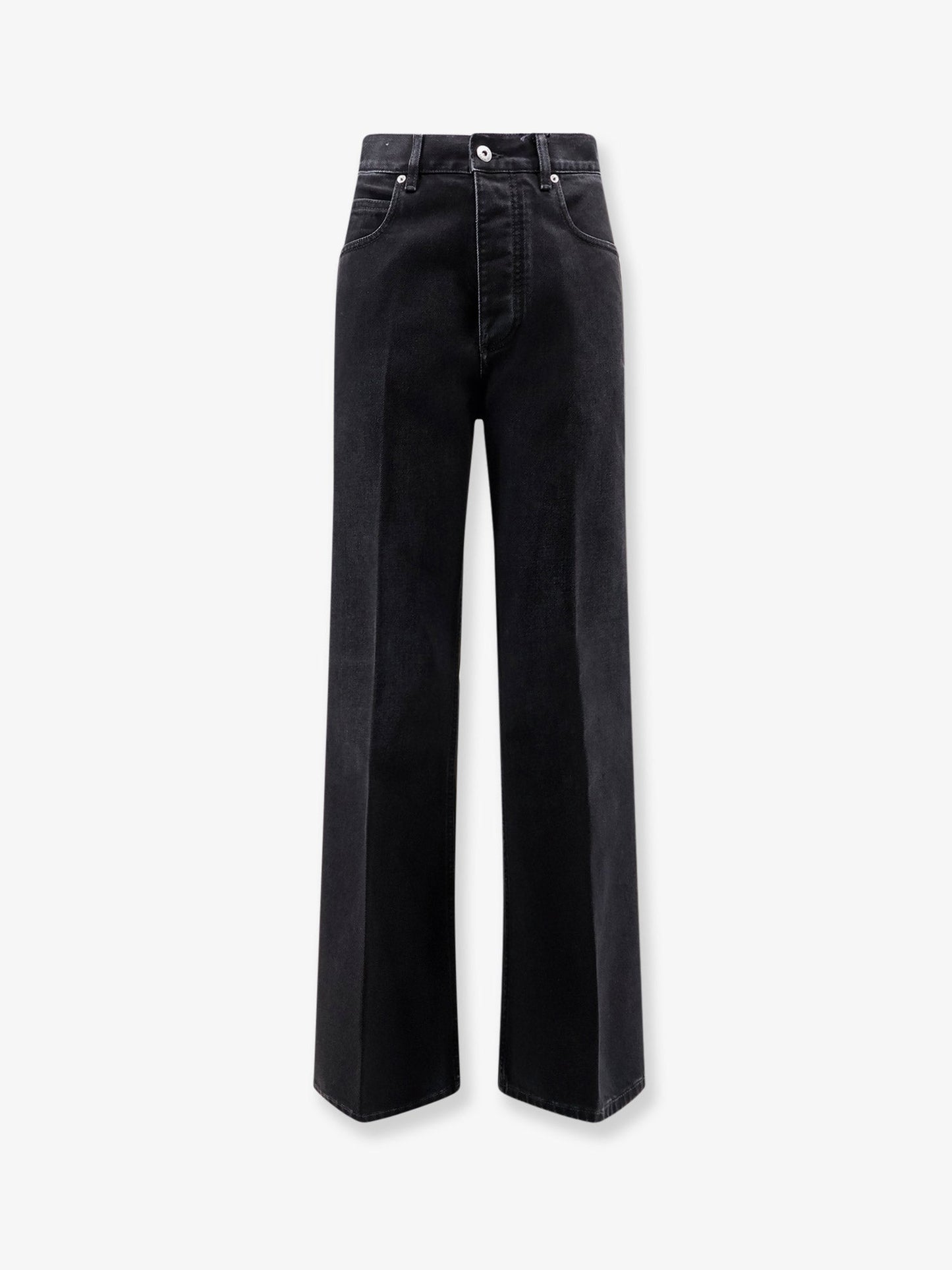Bottega Veneta Women Black Denim Trousers BOTTEGA VENETA