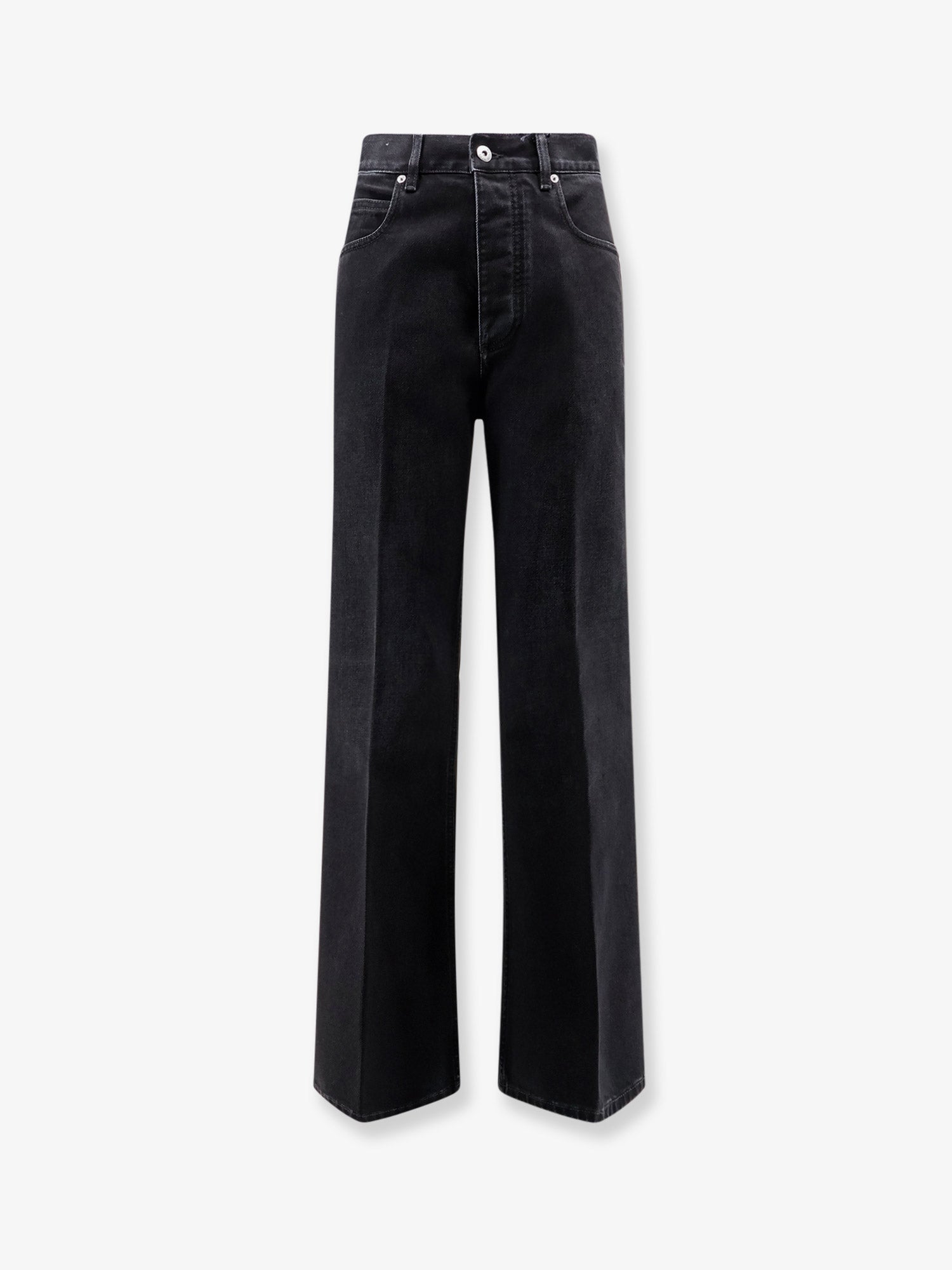 Bottega Veneta Women Black Denim Trousers BOTTEGA VENETA