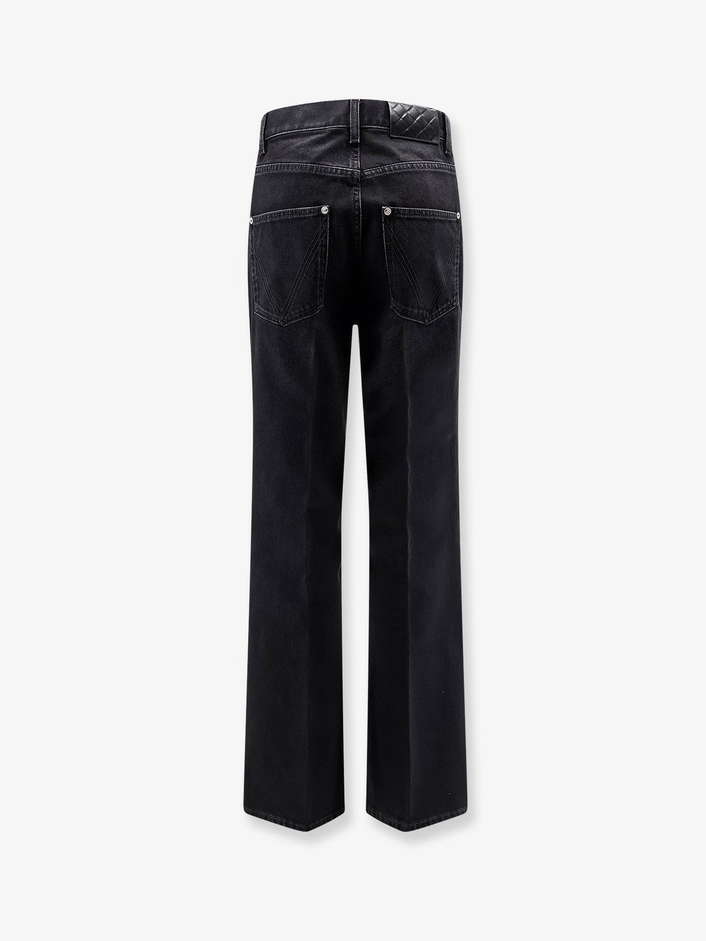 Bottega Veneta Women Black Denim Trousers BOTTEGA VENETA