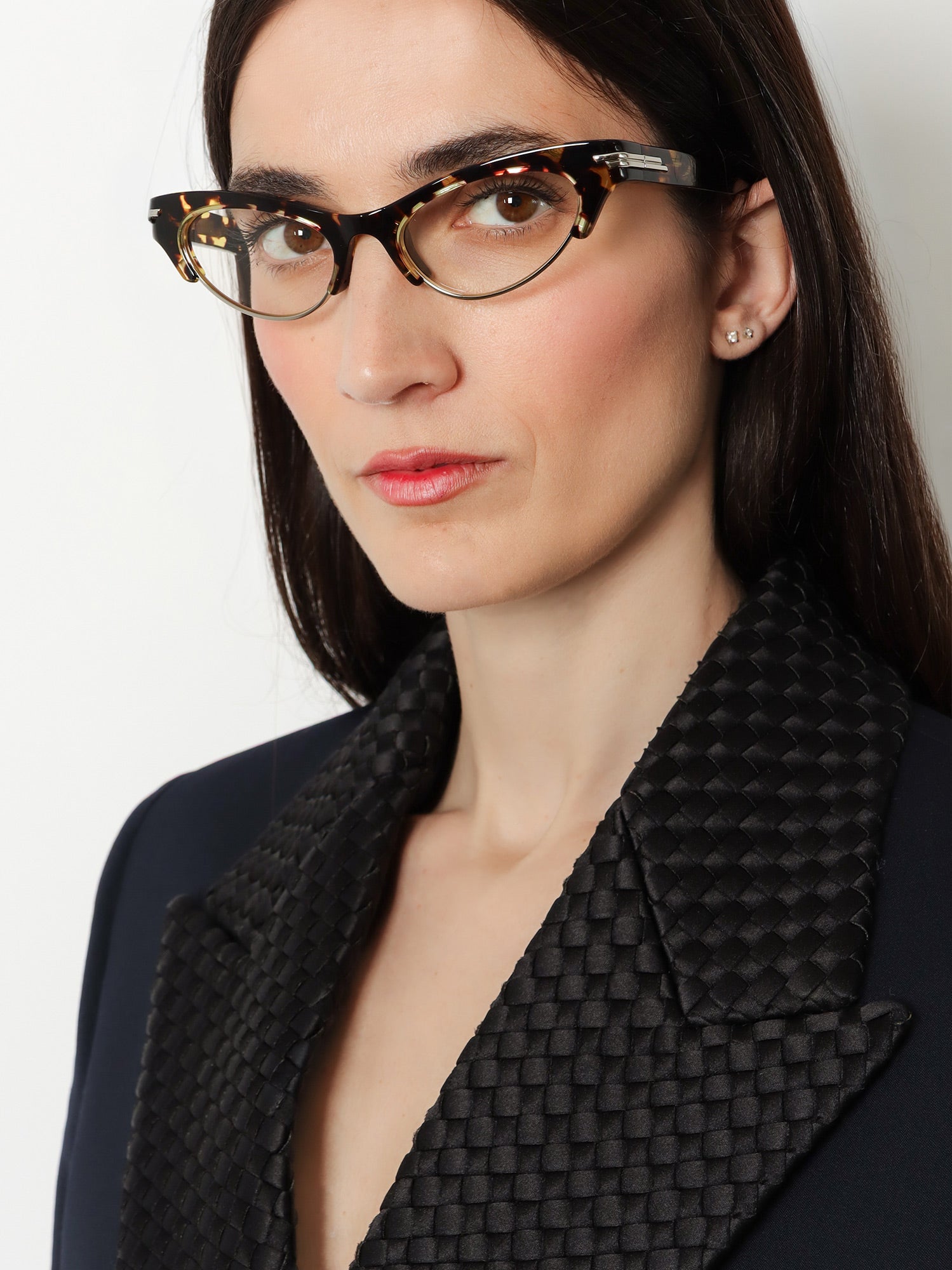 Bottega Veneta Women Angle Acetate Sunglasses BOTTEGA VENETA