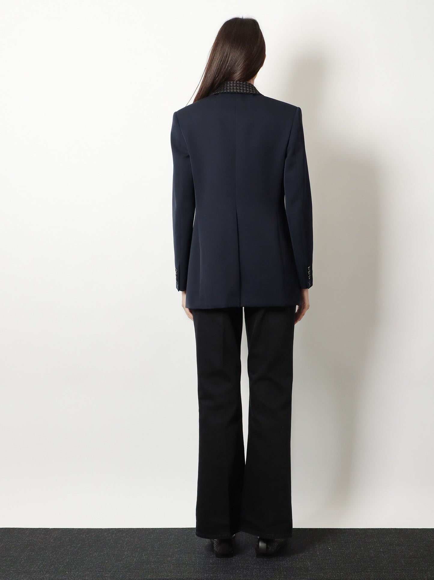 Bottega Veneta Women Wool Blazer With Intrecciato Detail BOTTEGA VENETA