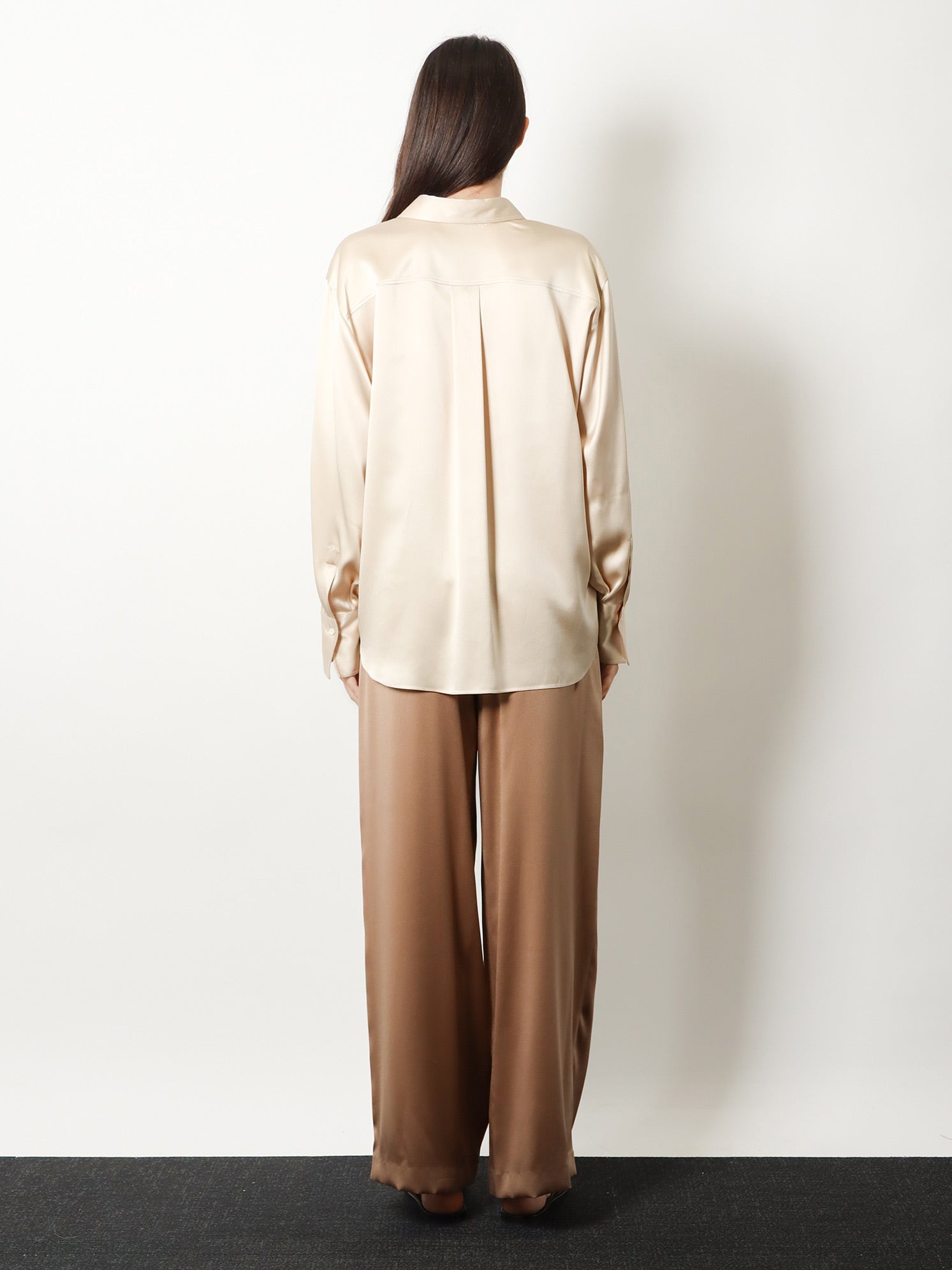 Brunello Cucinelli Women Silk Shirt With Monili Detail BRUNELLO CUCINELLI