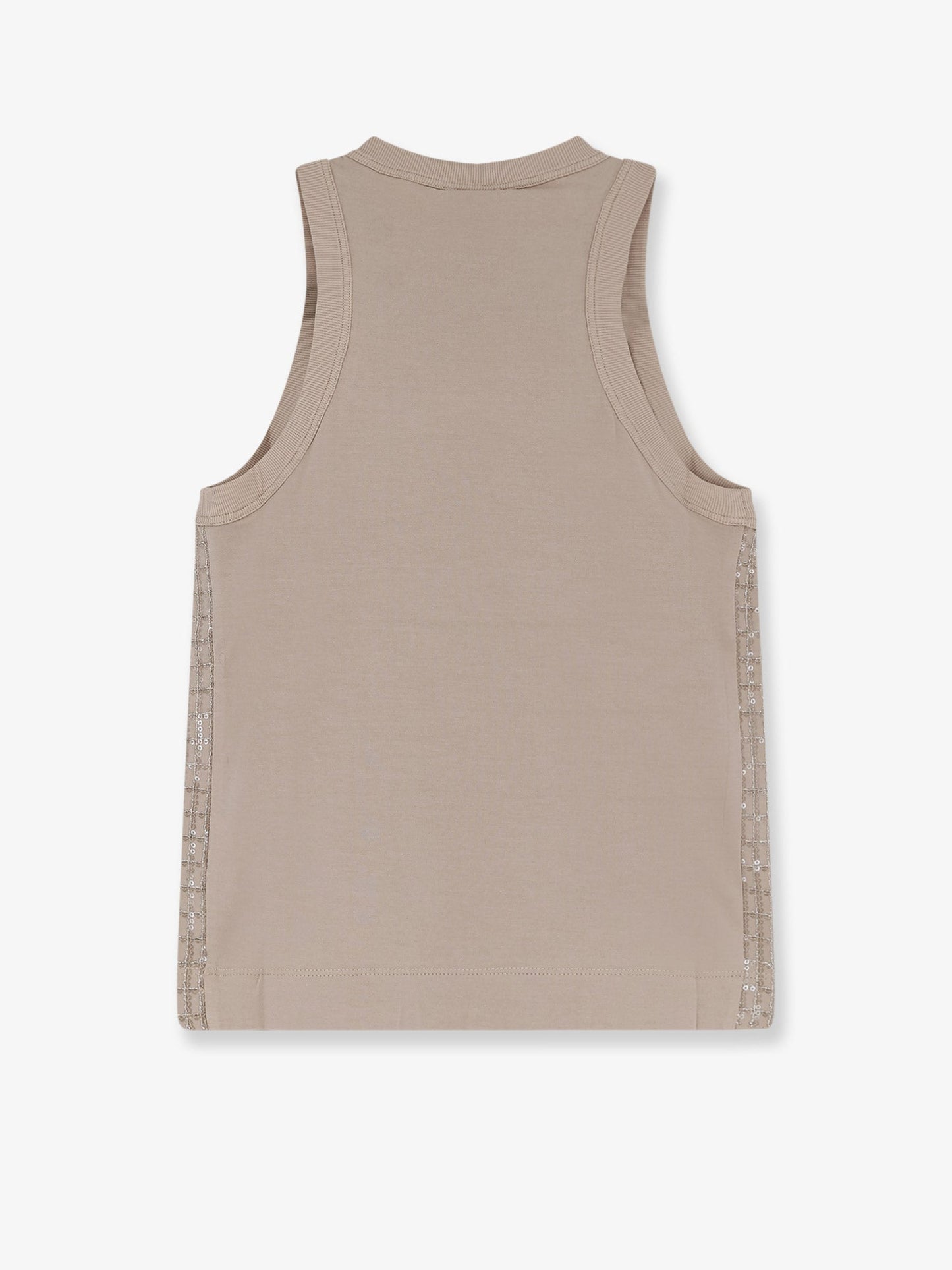 Brunello Cucinelli Women Dazzling Pattern Jersey Tank Top BRUNELLO CUCINELLI