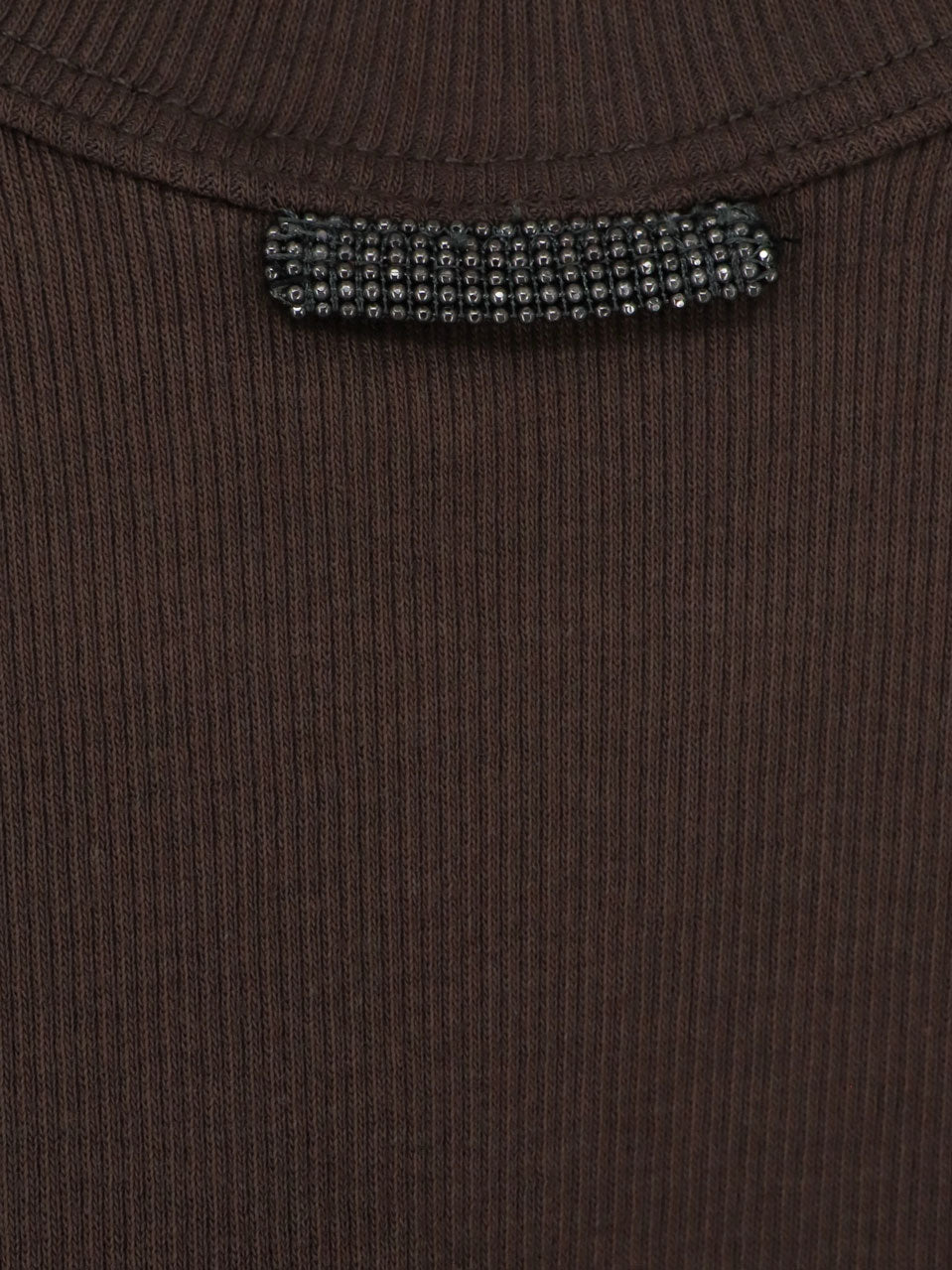 Brunello Cucinelli Women Cotton Blend Tank Top With Back Monili Detail BRUNELLO CUCINELLI