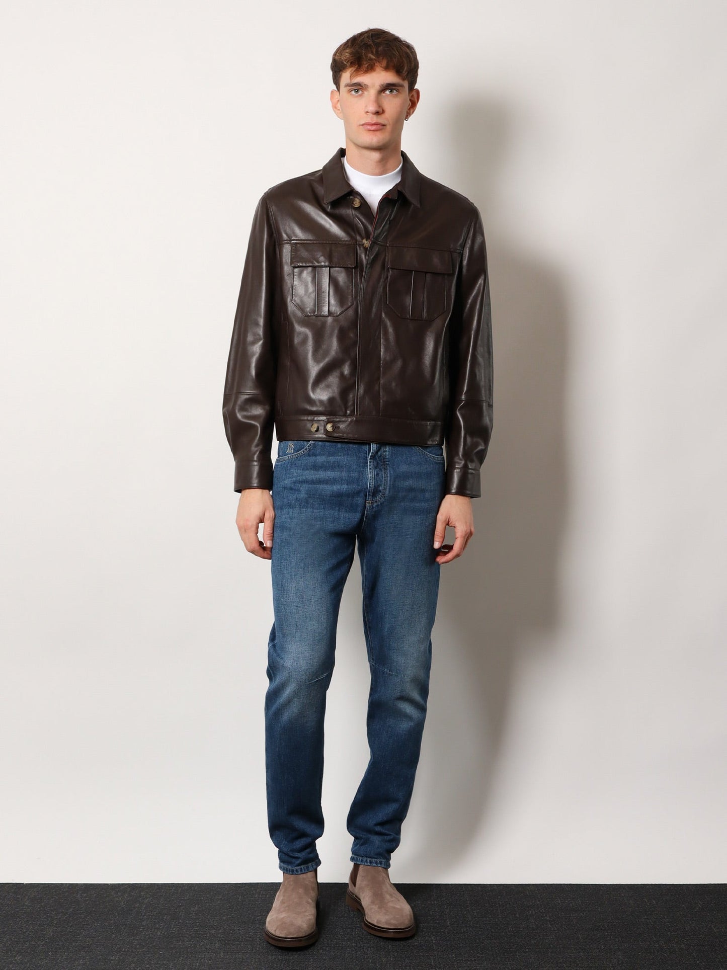 Brunello Cucinelli Men Leisure Fit Cotton Jeans BRUNELLO CUCINELLI