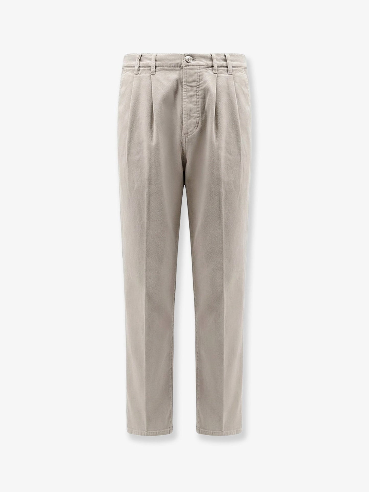 Brunello Cucinelli Men Stretch Canvas Trousers BRUNELLO CUCINELLI