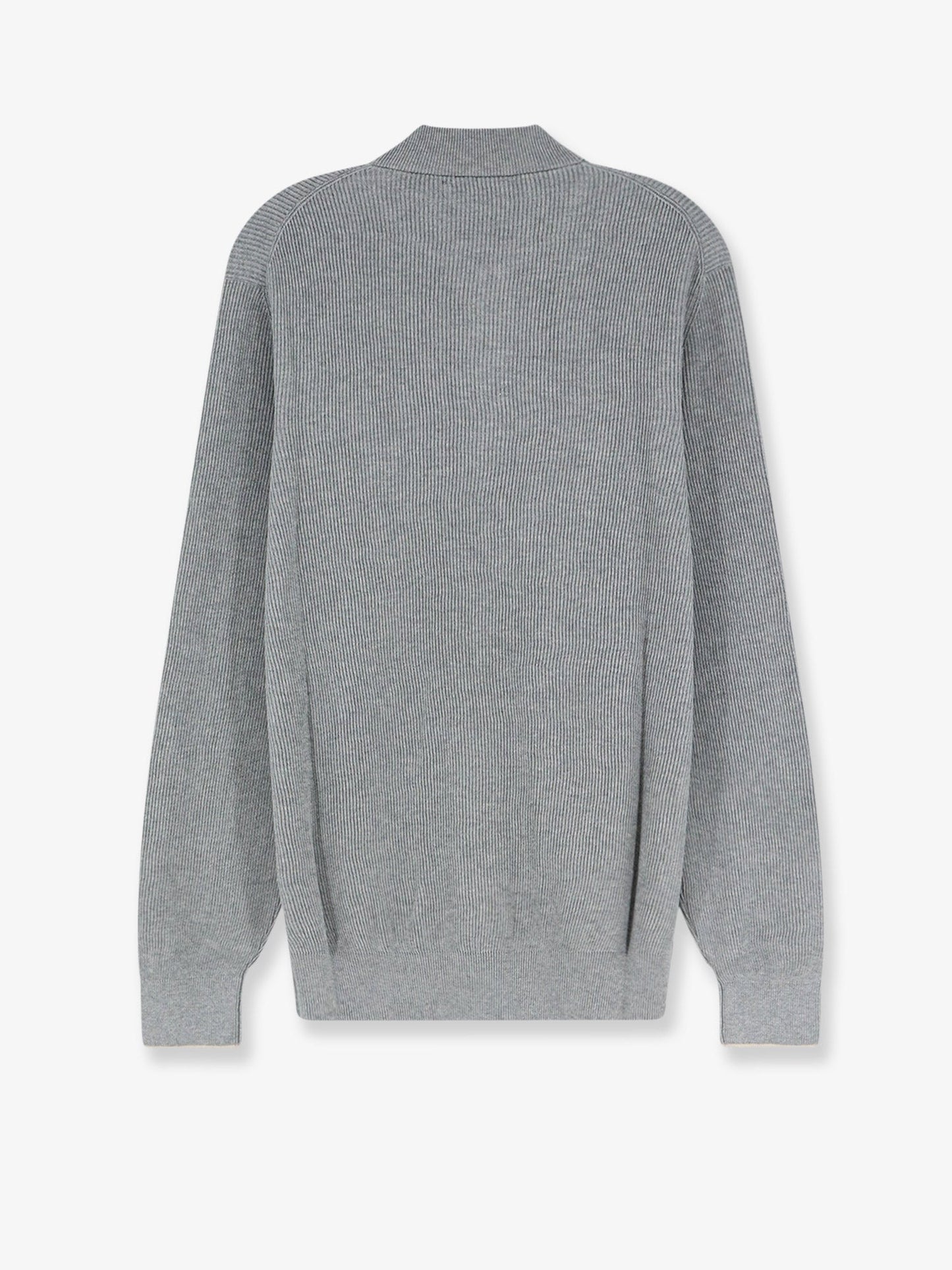 Brunello Cucinelli Men Ribbed Cotton Cardigan BRUNELLO CUCINELLI
