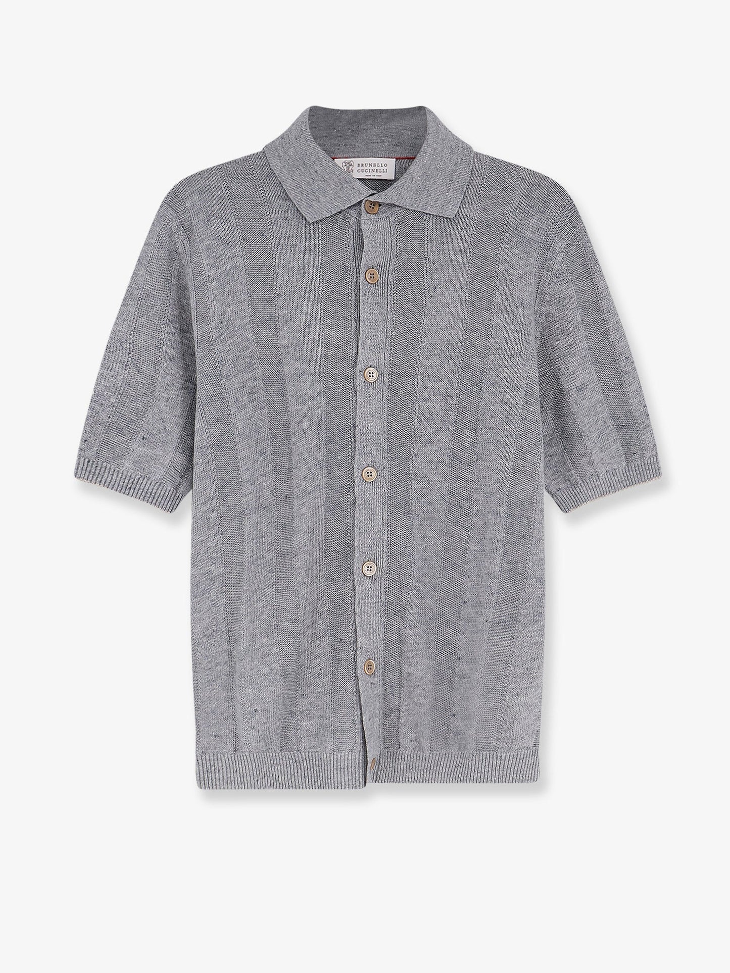 Brunello Cucinelli Men Linen And Cotton Blend Cardigan BRUNELLO CUCINELLI