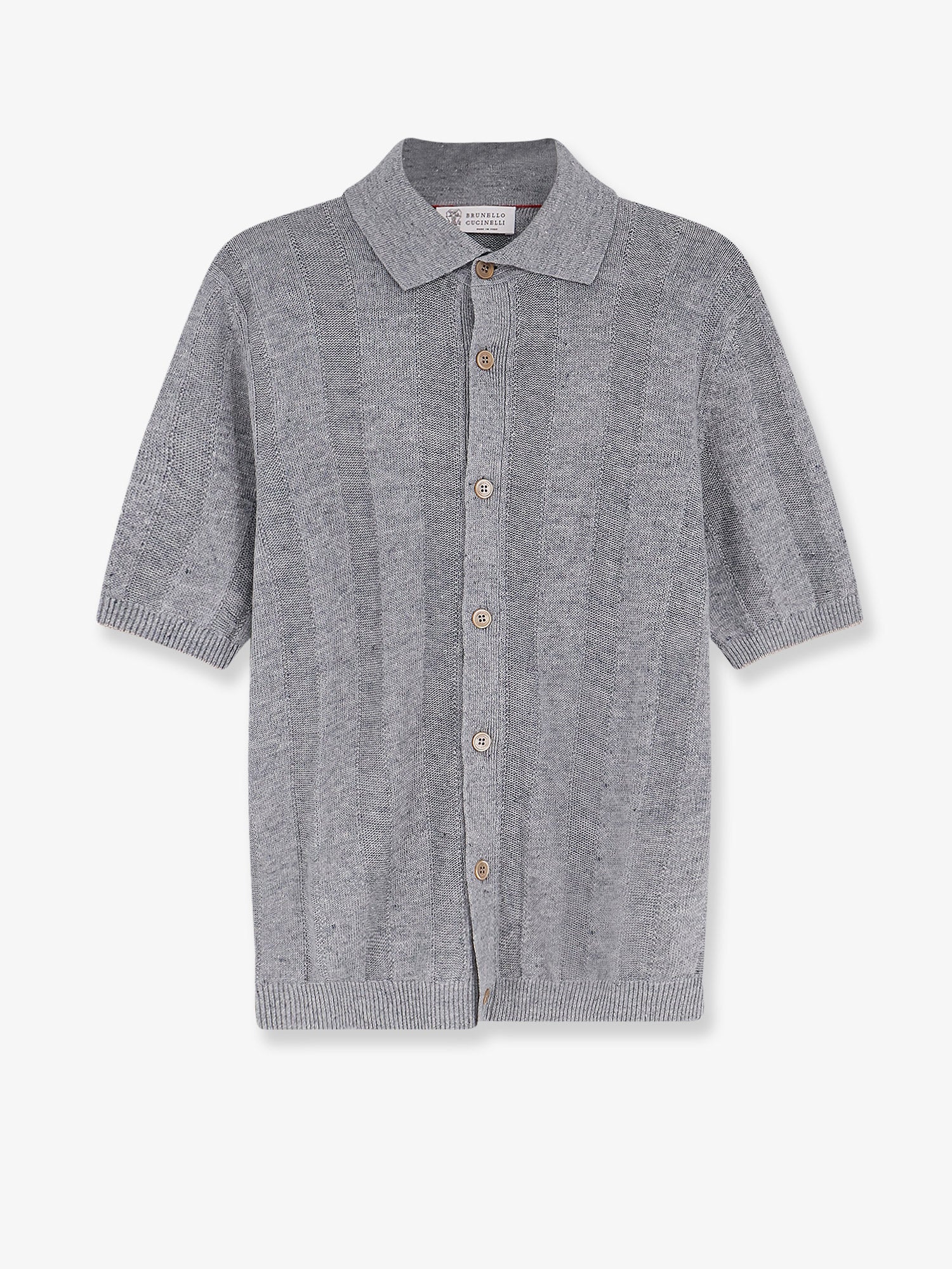 Brunello Cucinelli Men Linen And Cotton Blend Cardigan BRUNELLO CUCINELLI