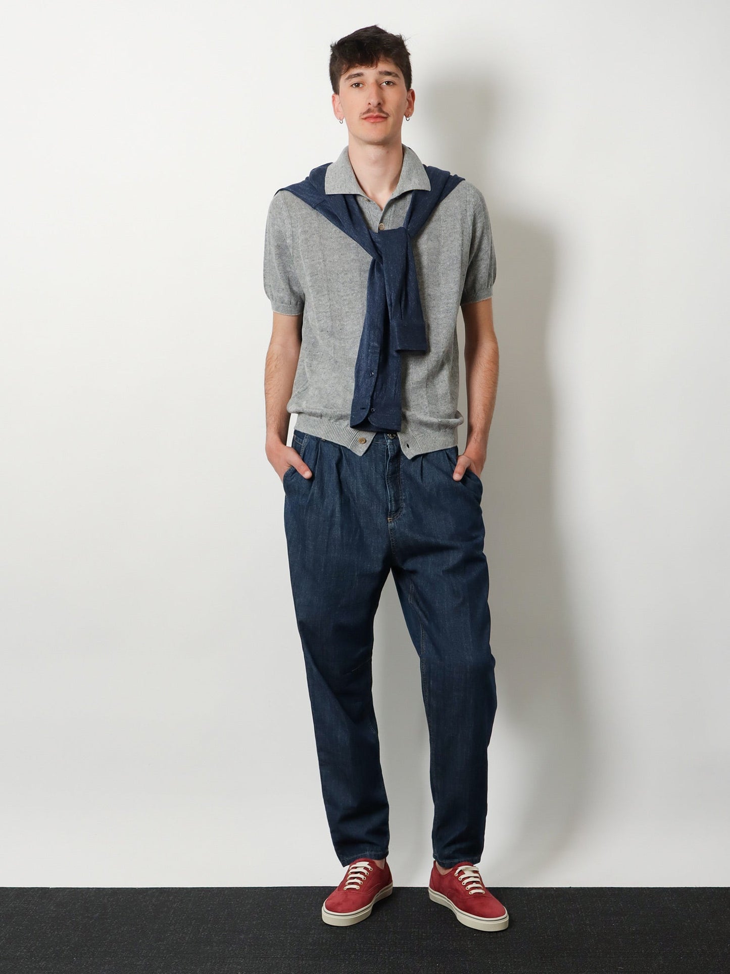 Brunello Cucinelli Men Linen And Cotton Blend Cardigan BRUNELLO CUCINELLI