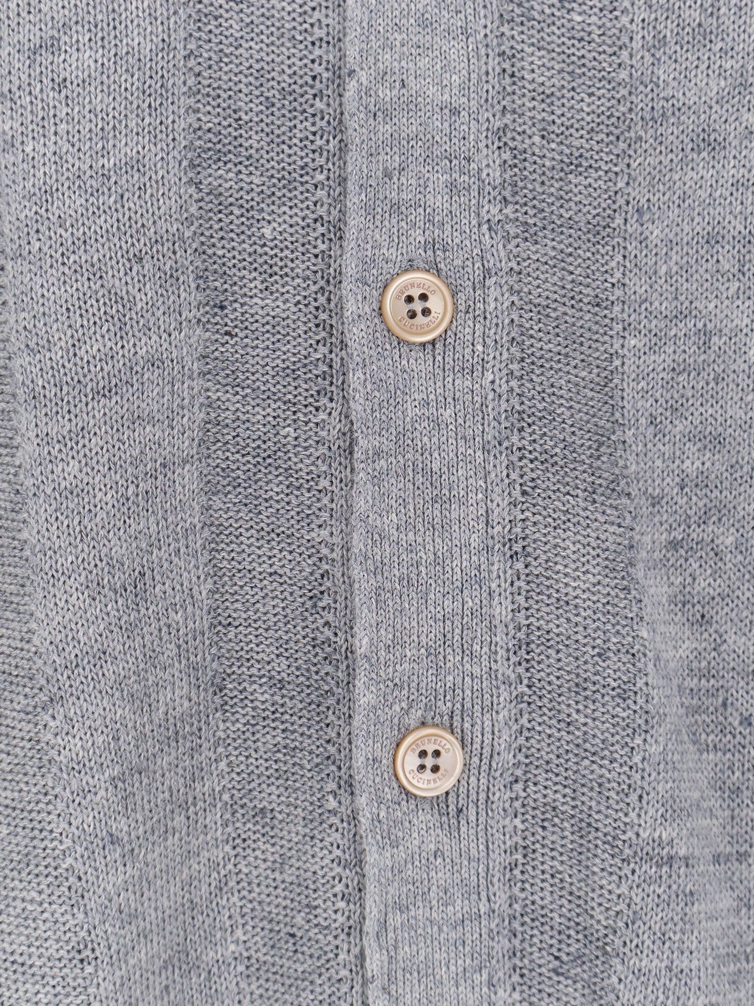 Brunello Cucinelli Men Linen And Cotton Blend Cardigan BRUNELLO CUCINELLI
