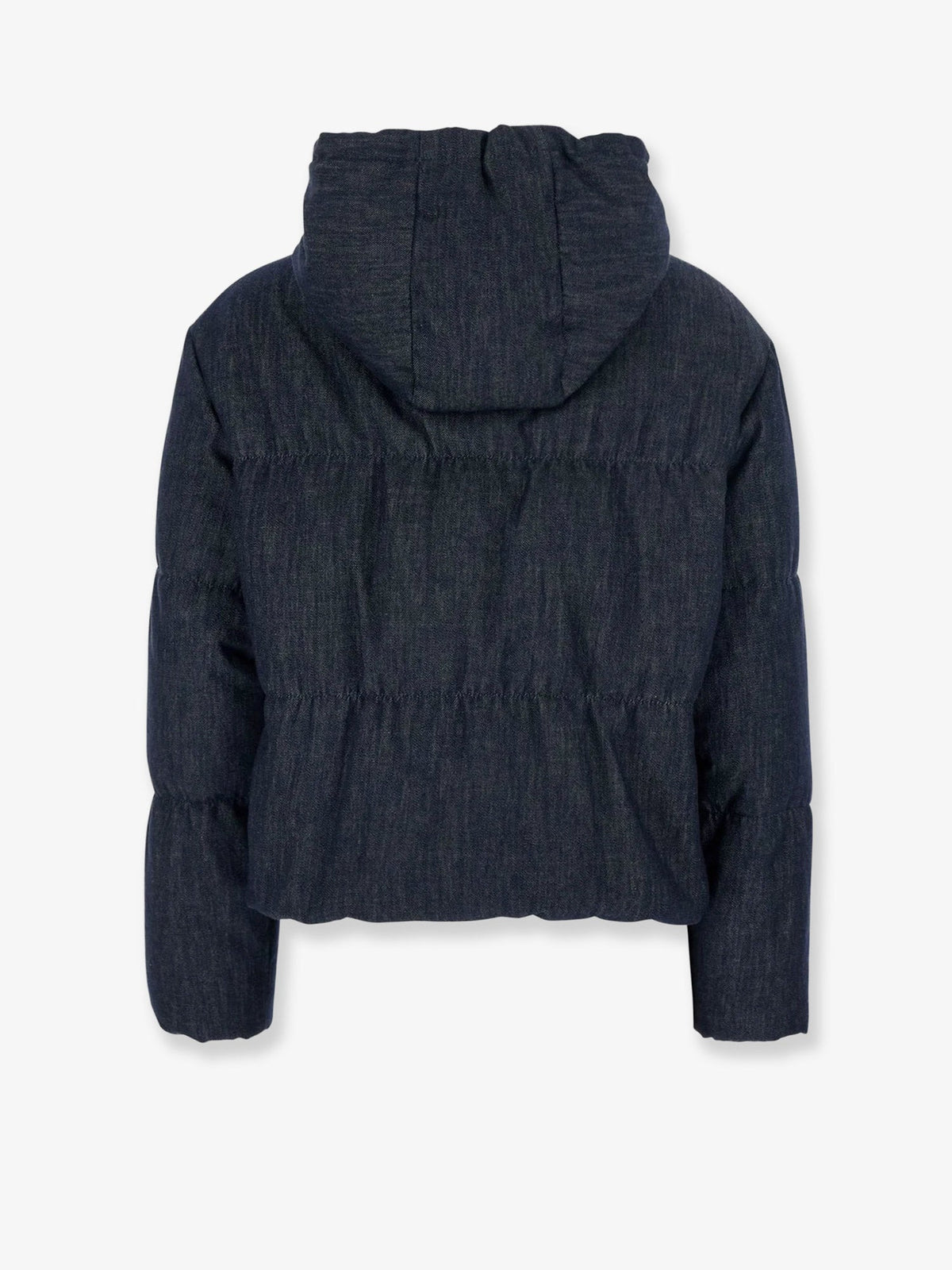 Brunello Cucinelli Women Hooded Padded Denim Jacket BRUNELLO CUCINELLI