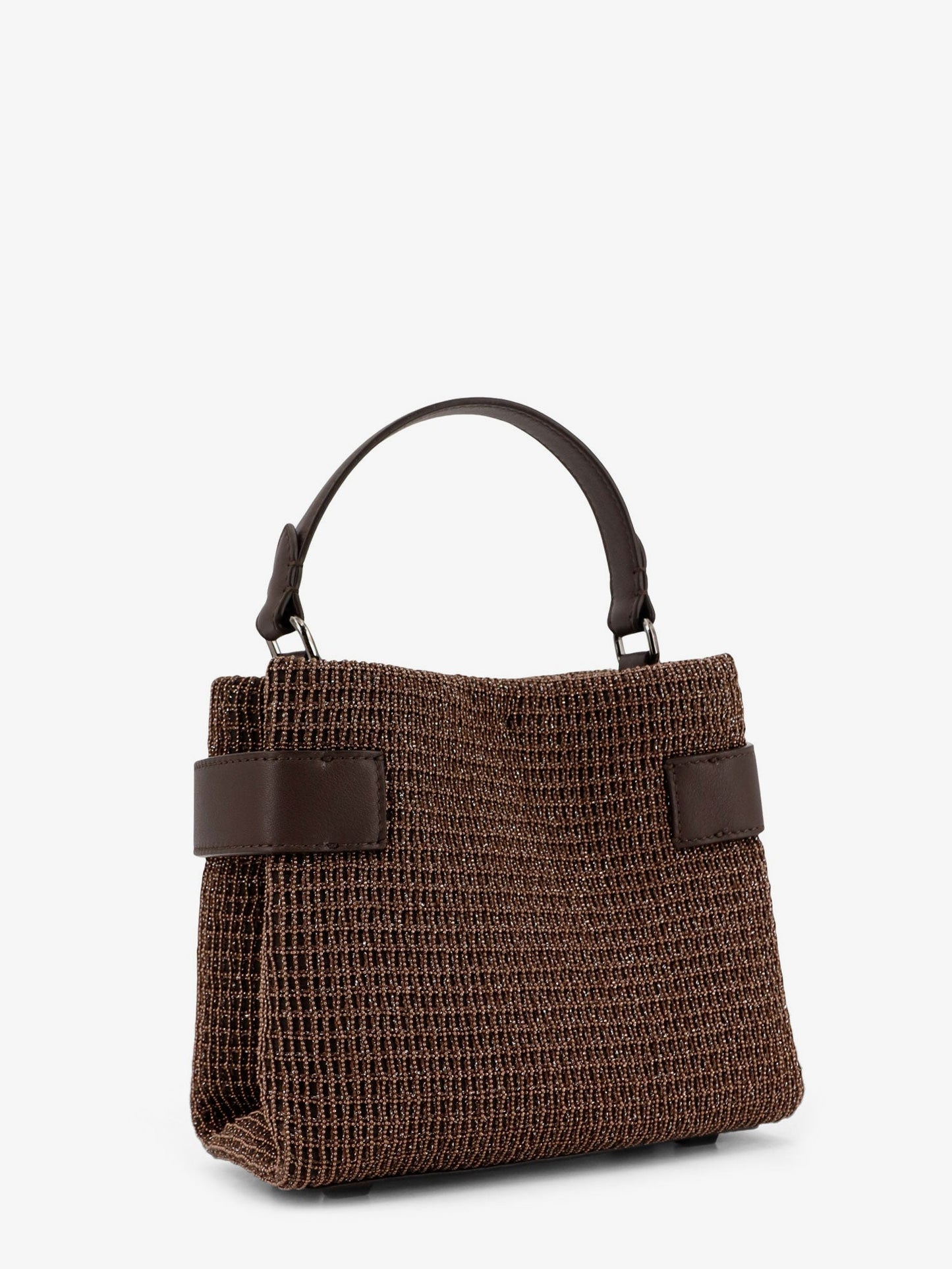 Brunello Cucinelli Women Essence Riding Leather Crossbody Bag BRUNELLO CUCINELLI