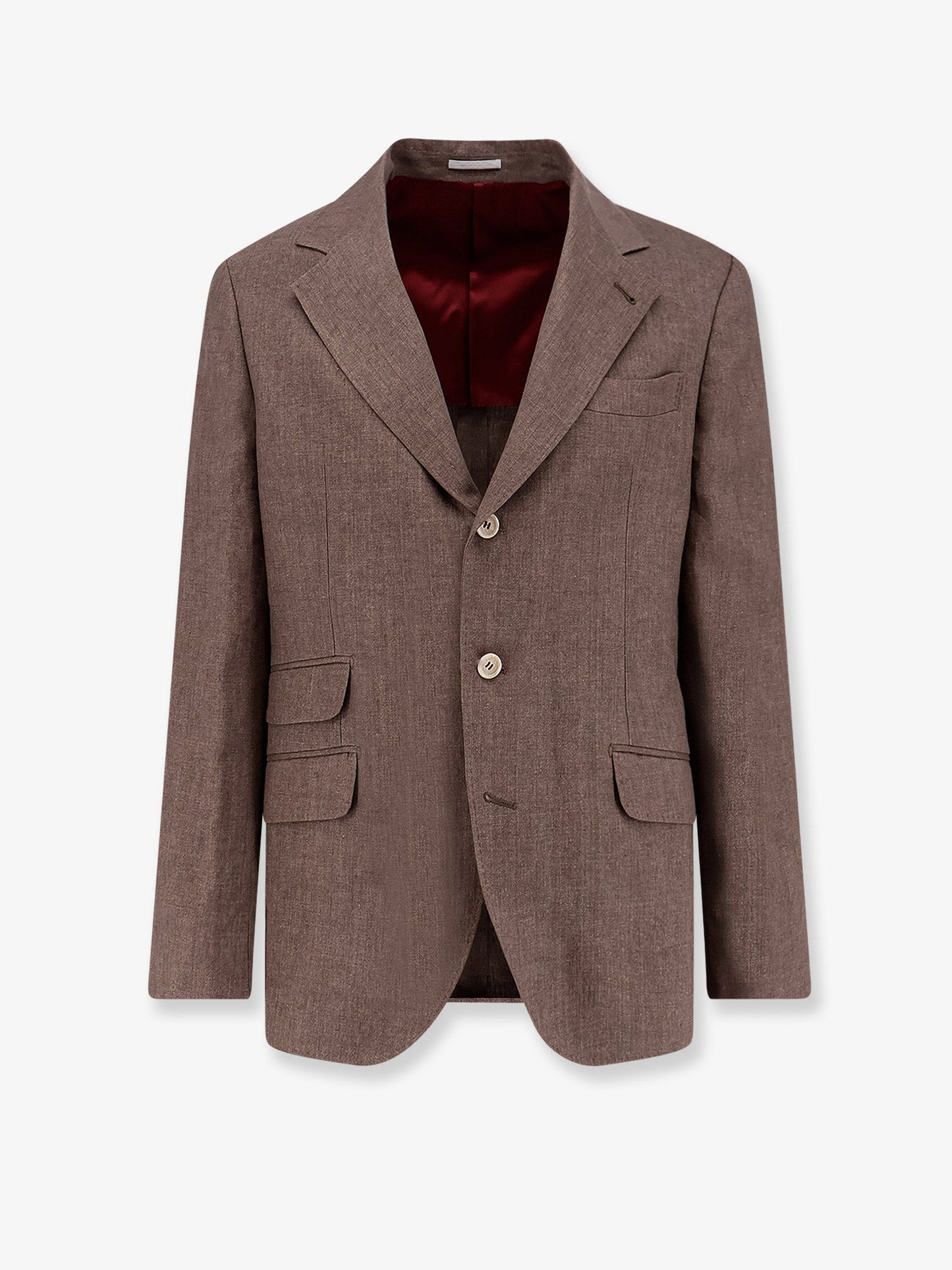 Brunello Cucinelli Men Linen Blazer BRUNELLO CUCINELLI