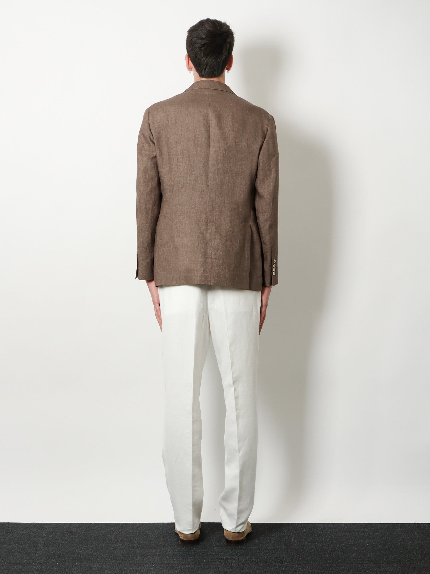 Brunello Cucinelli Men Linen Blazer BRUNELLO CUCINELLI