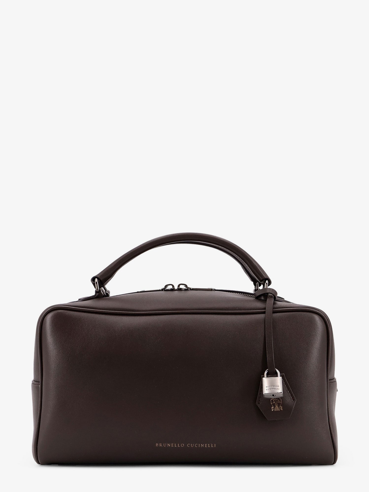 Brunello Cucinelli Women Boston Explorer Leather Crossbody Bag BRUNELLO CUCINELLI