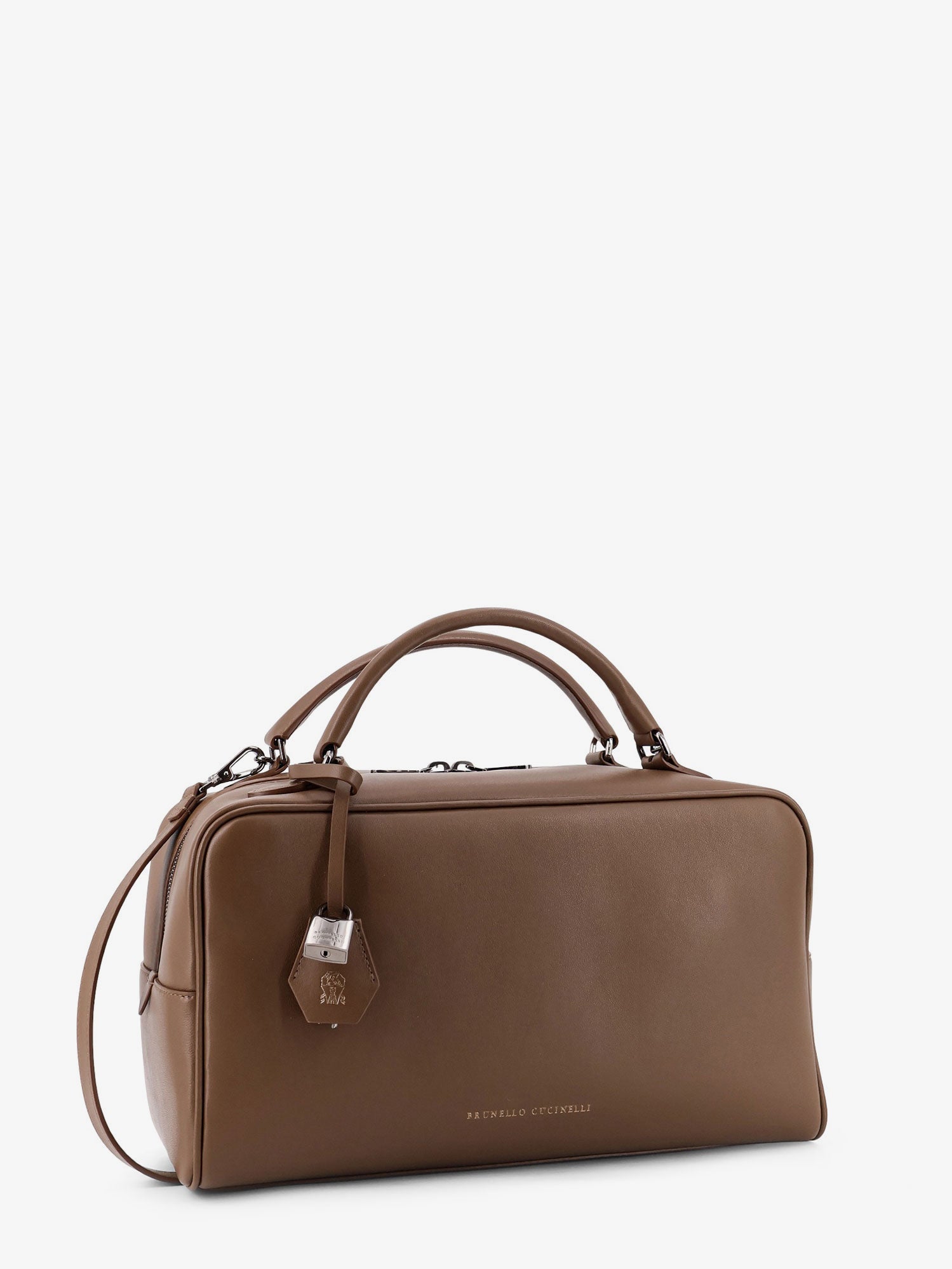 Brunello Cucinelli Women Boston Explorer Leather Crossbody Bag BRUNELLO CUCINELLI
