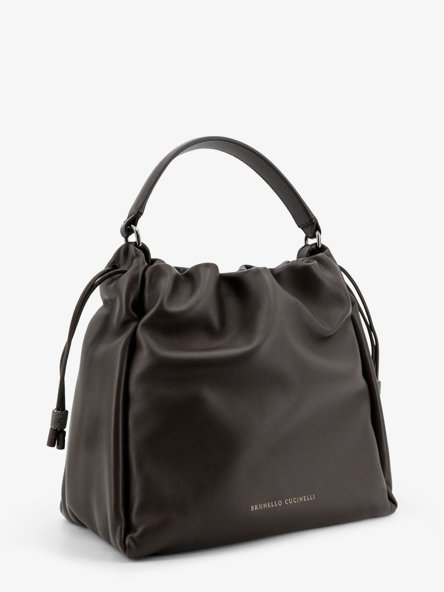 Brunello Cucinelli Women Bucket Mellow Leather Shoulder Bag BRUNELLO CUCINELLI