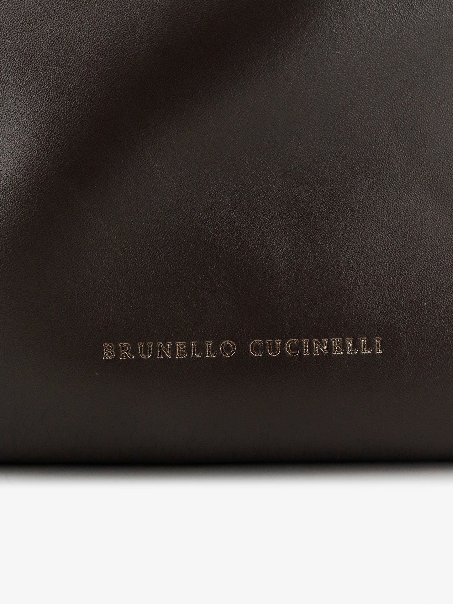 Brunello Cucinelli Women Bucket Mellow Leather Shoulder Bag BRUNELLO CUCINELLI