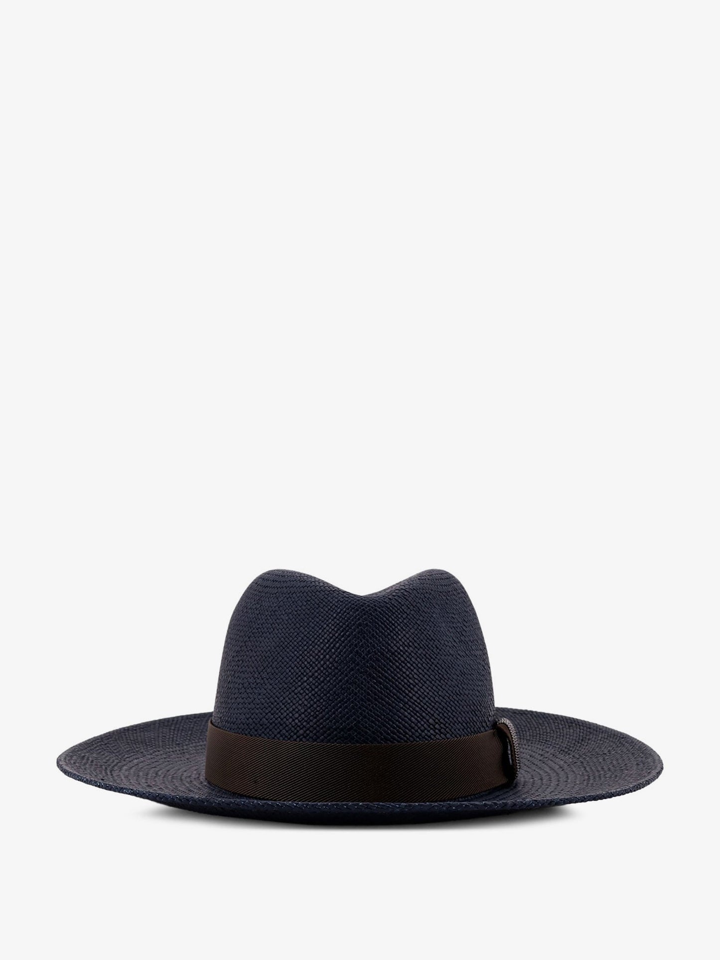 Brunello Cucinelli Women Raffia Fedora Hat With Monili Detail BRUNELLO CUCINELLI