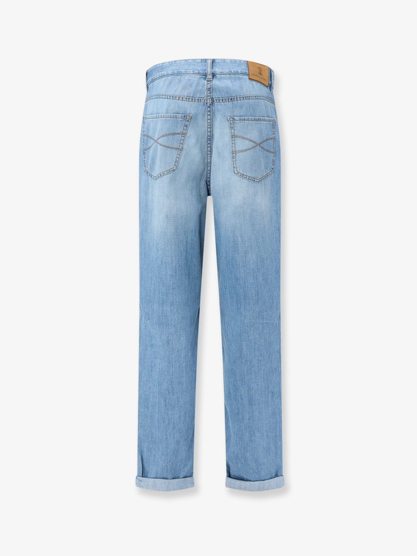 Brunello Cucinelli Men Blue Denim Jeans BRUNELLO CUCINELLI