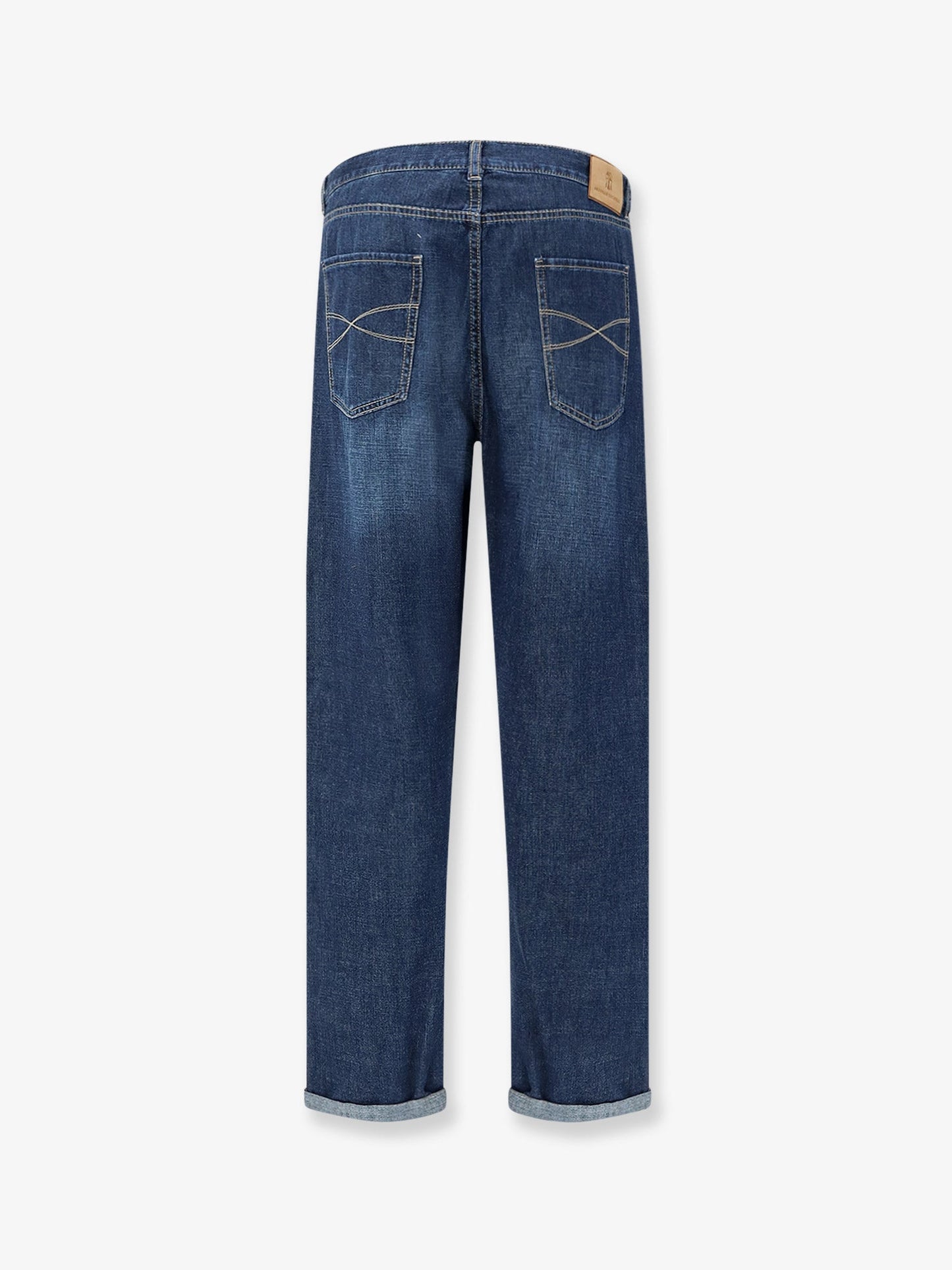 Brunello Cucinelli Men Blue Denim Jeans BRUNELLO CUCINELLI