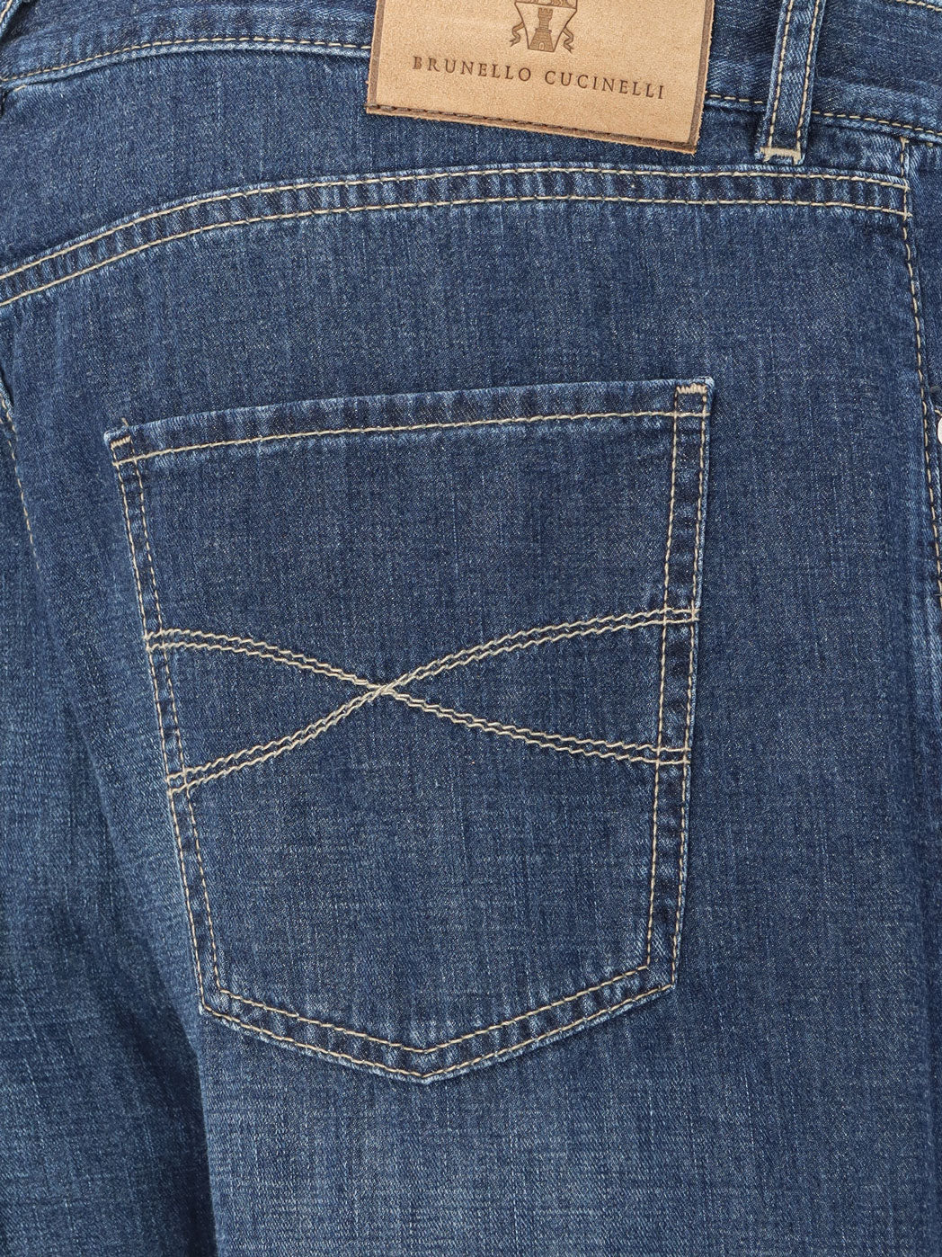 Brunello Cucinelli Men Blue Denim Jeans BRUNELLO CUCINELLI