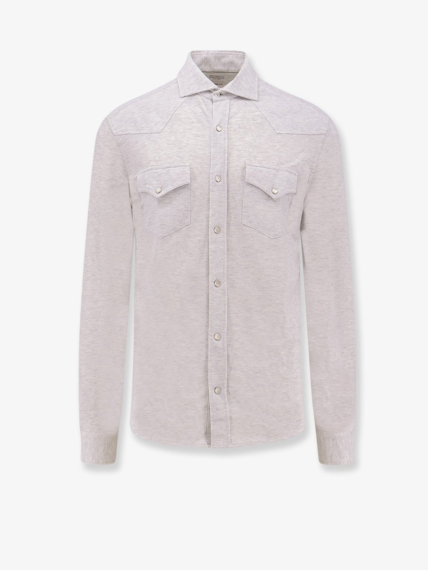 Brunello Cucinelli Men Leisure-Fit Cotton Shirt BRUNELLO CUCINELLI