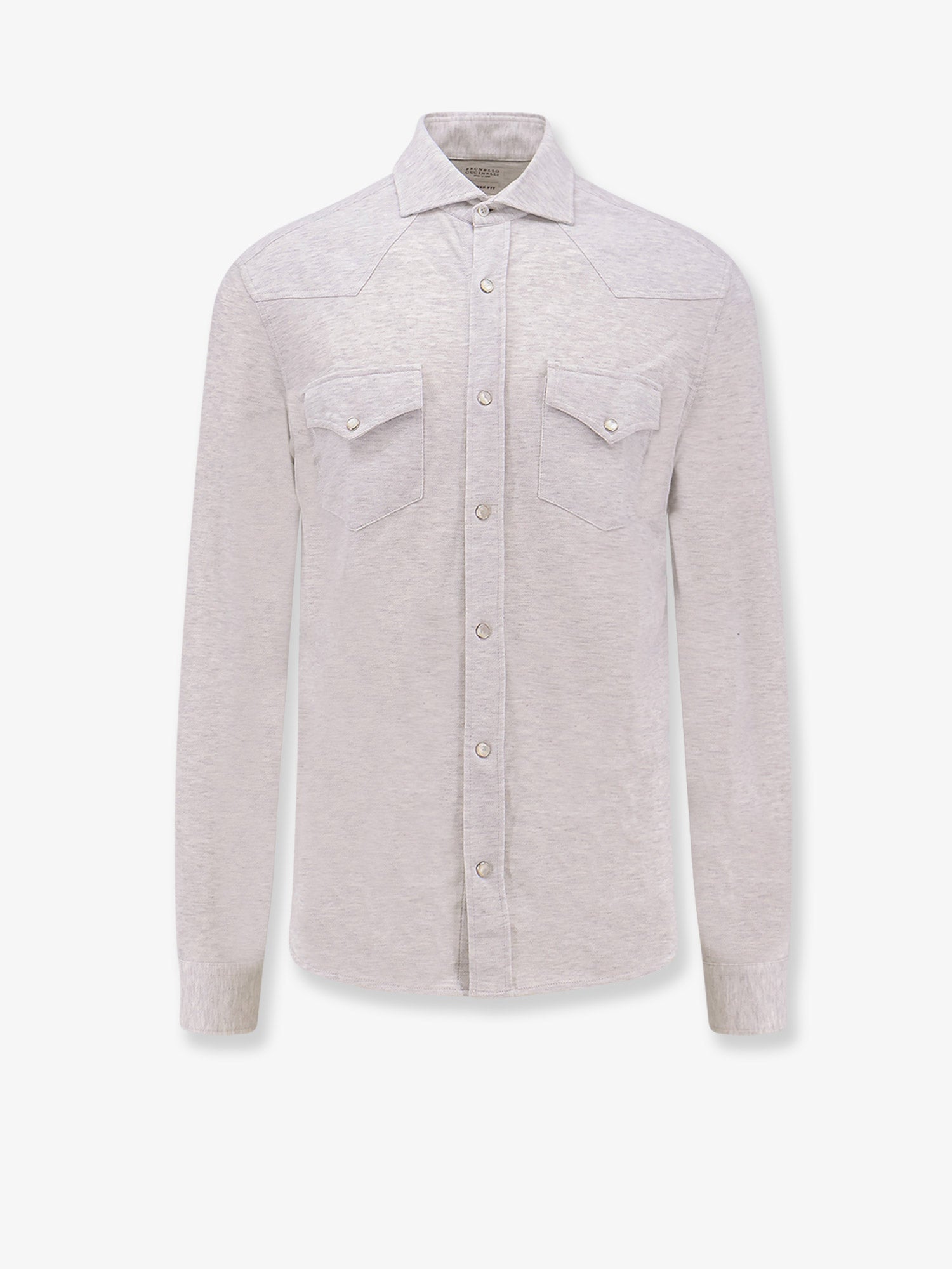 Brunello Cucinelli Men Leisure-Fit Cotton Shirt BRUNELLO CUCINELLI