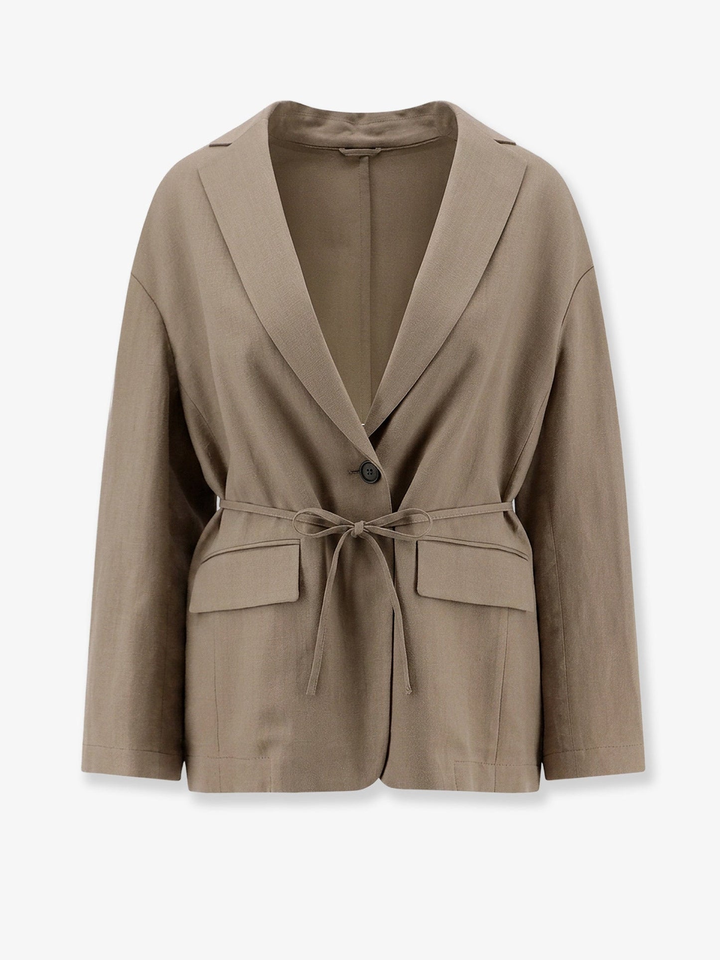 Brunello Cucinelli Women Viscose And Linen Blend Blazer BRUNELLO CUCINELLI