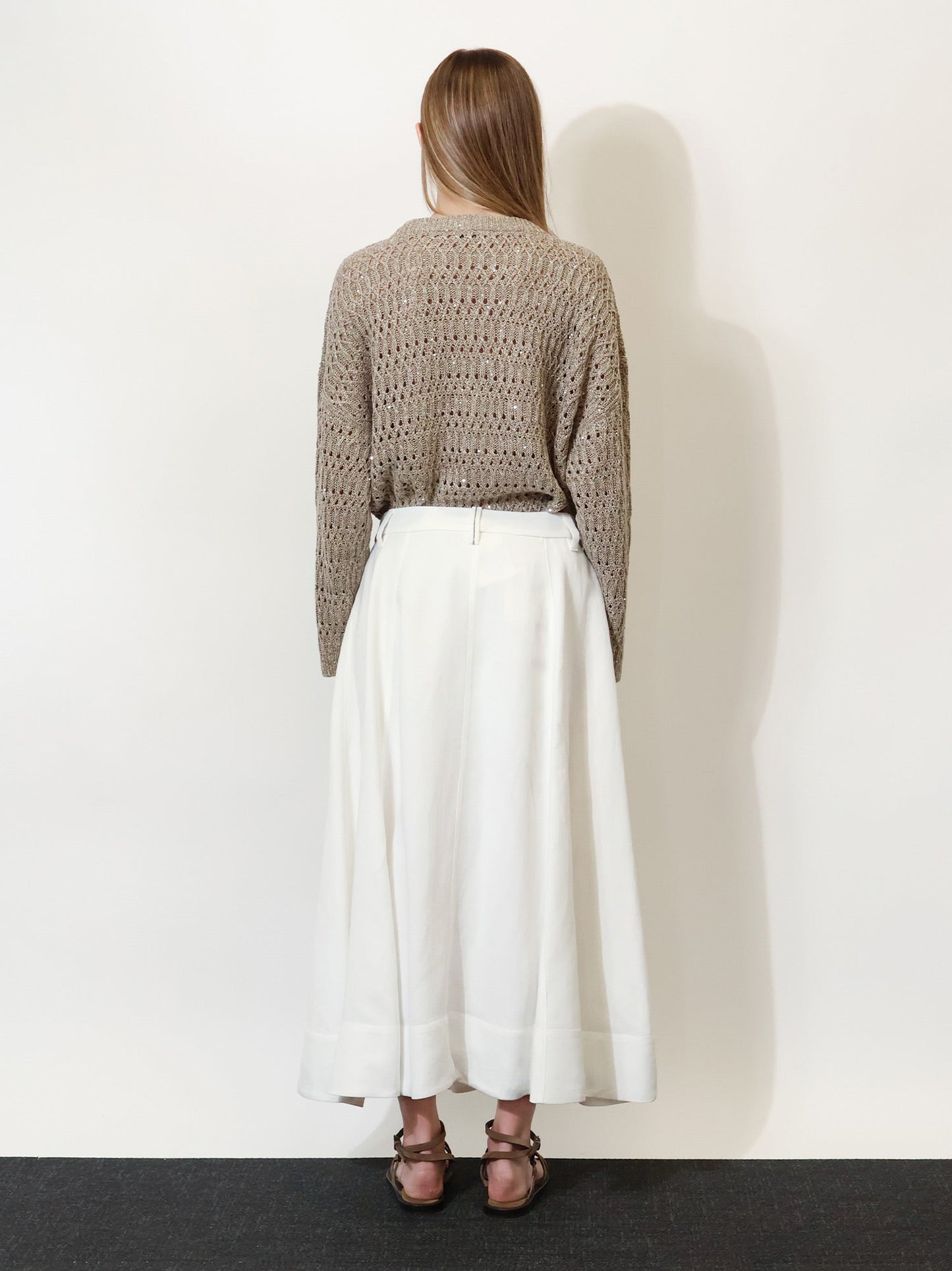 Brunello Cucinelli Women Viscose And Linen Skirt BRUNELLO CUCINELLI