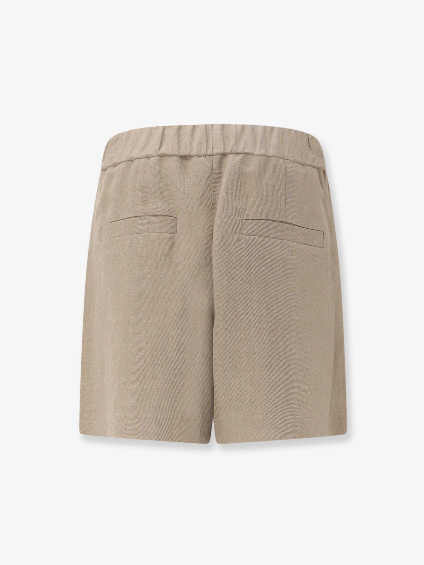 Brunello Cucinelli Women Viscose And Linen Blend Bermuda Shorts BRUNELLO CUCINELLI