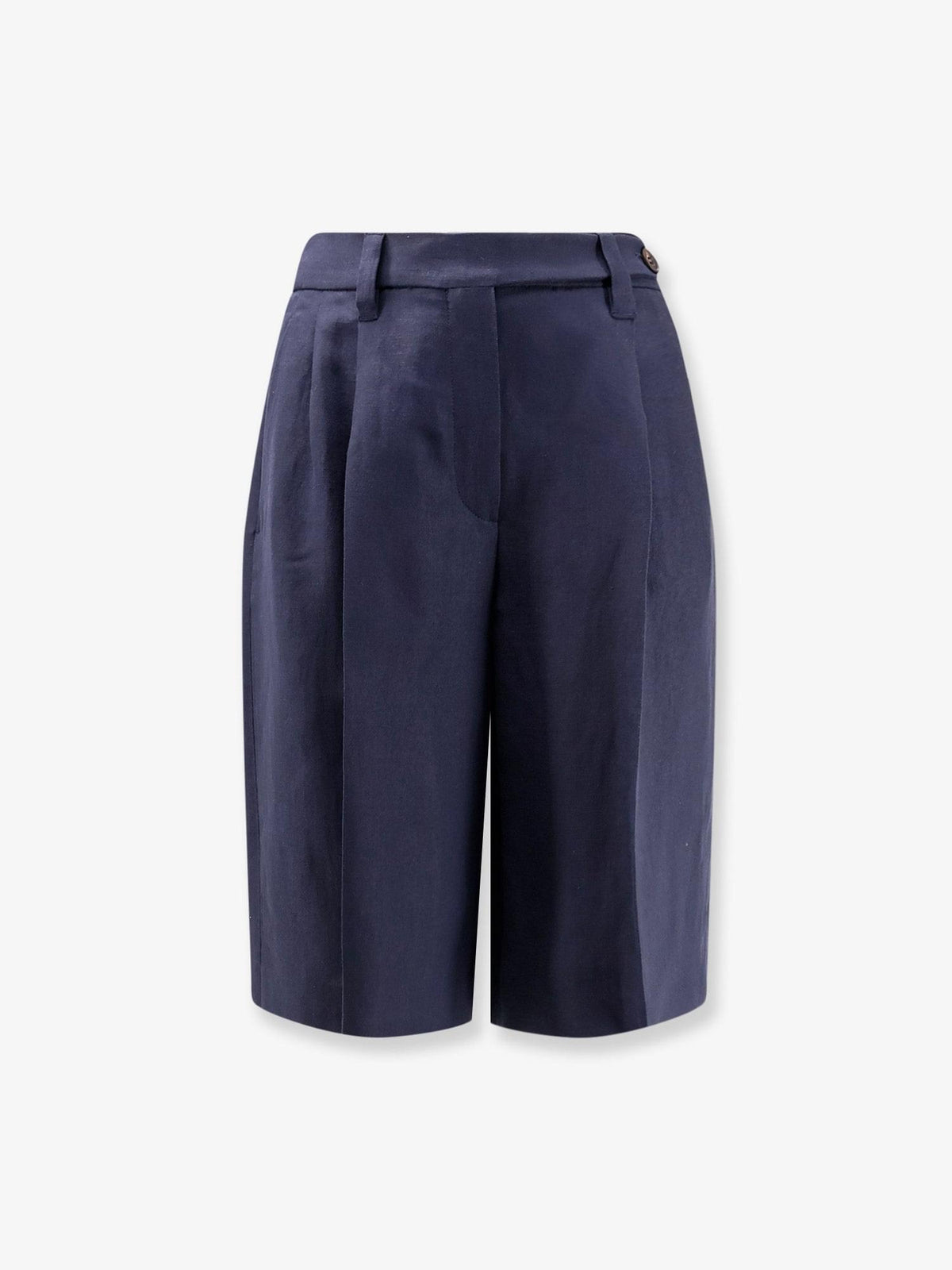 Brunello Cucinelli Women Viscose And Linen Bermuda Shorts BRUNELLO CUCINELLI