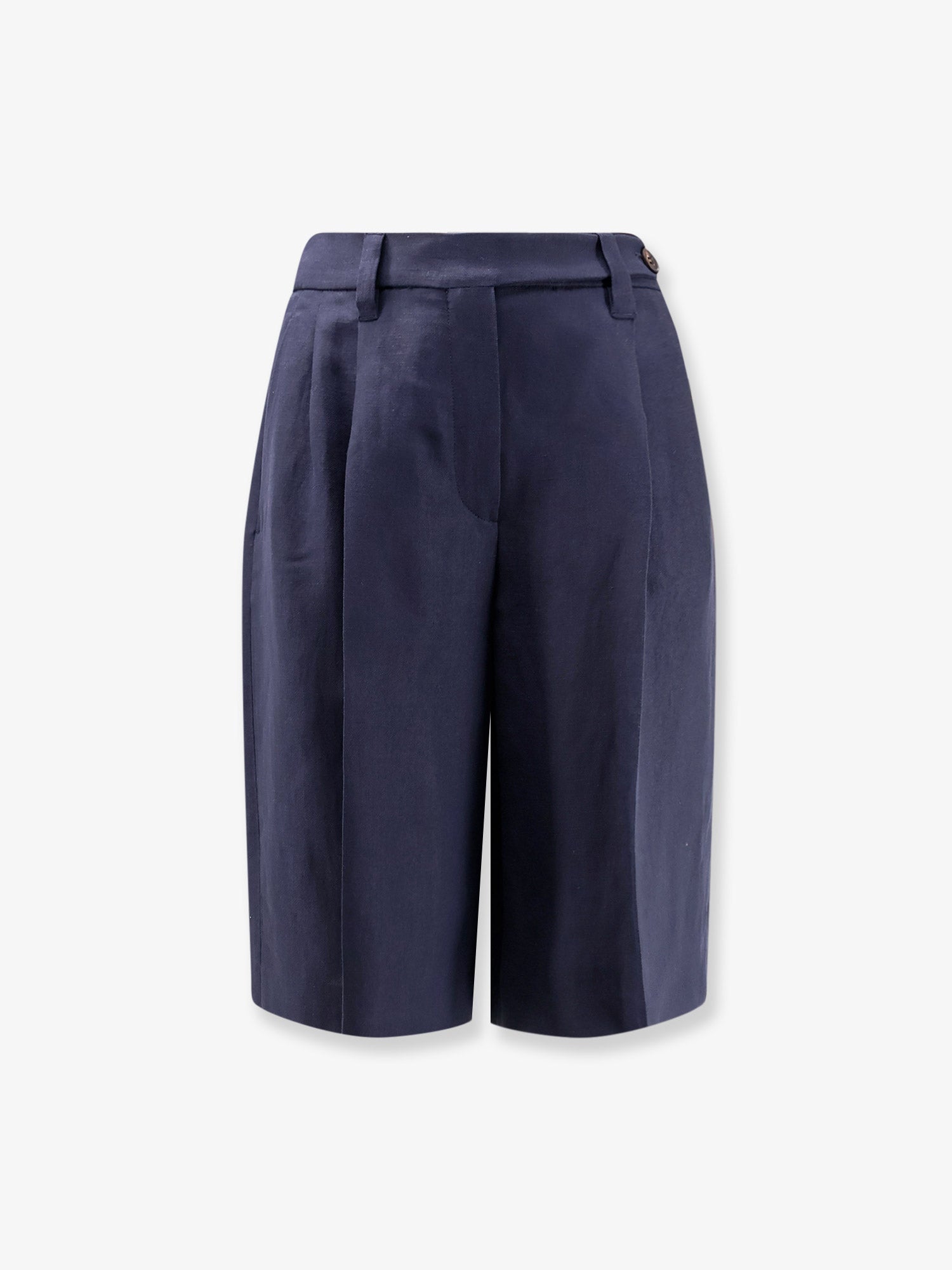 Brunello Cucinelli Women Viscose And Linen Bermuda Shorts BRUNELLO CUCINELLI