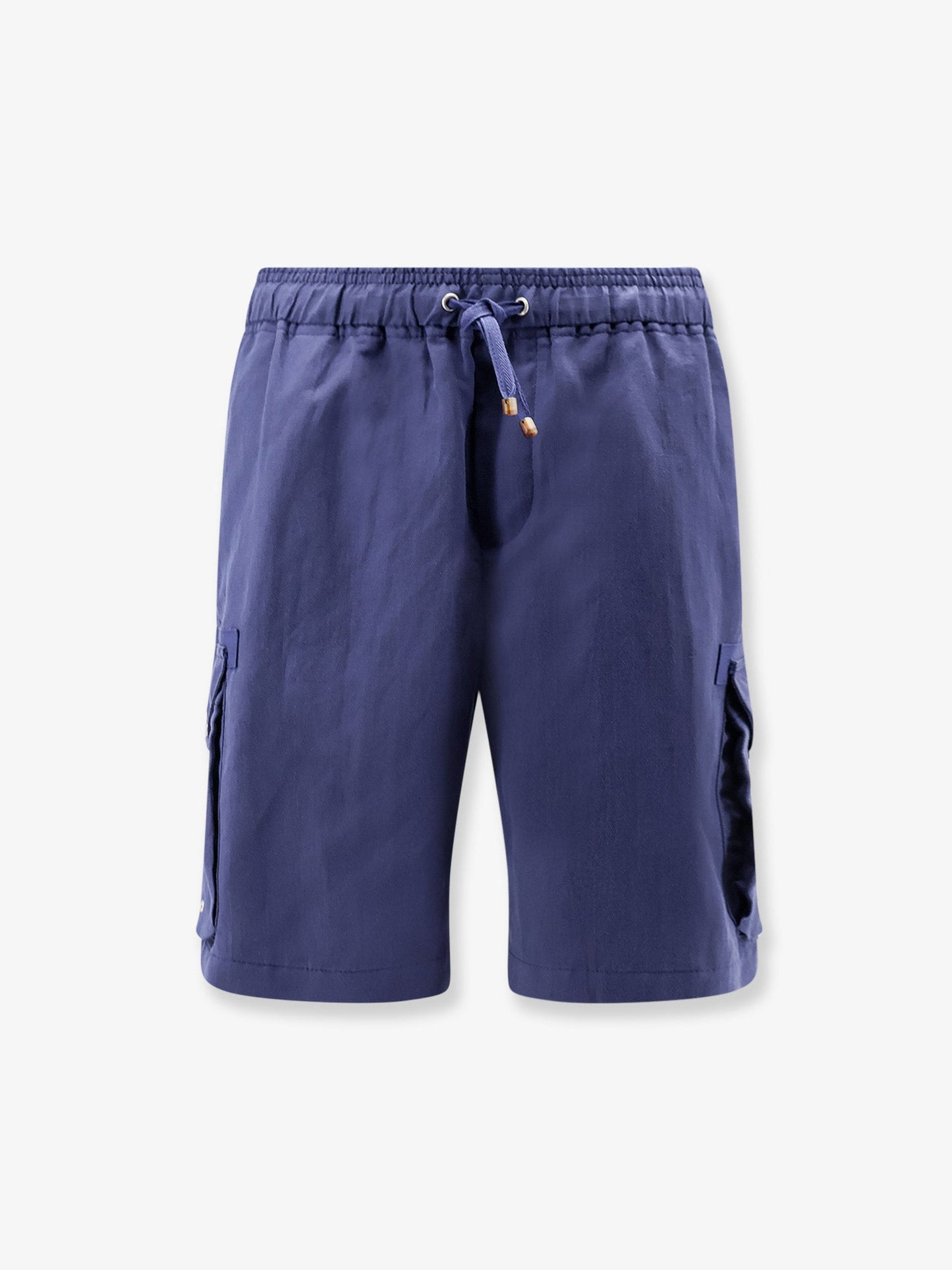 Brunello Cucinelli Men Linen And Cotton Shorts BRUNELLO CUCINELLI