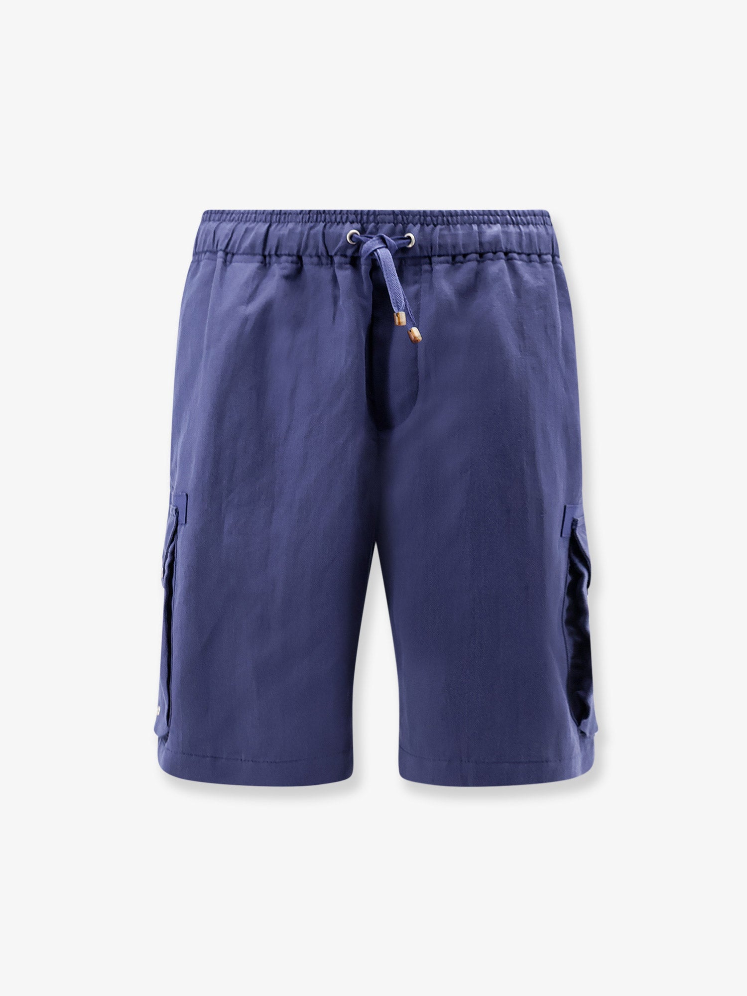 Brunello Cucinelli Men Linen And Cotton Shorts BRUNELLO CUCINELLI