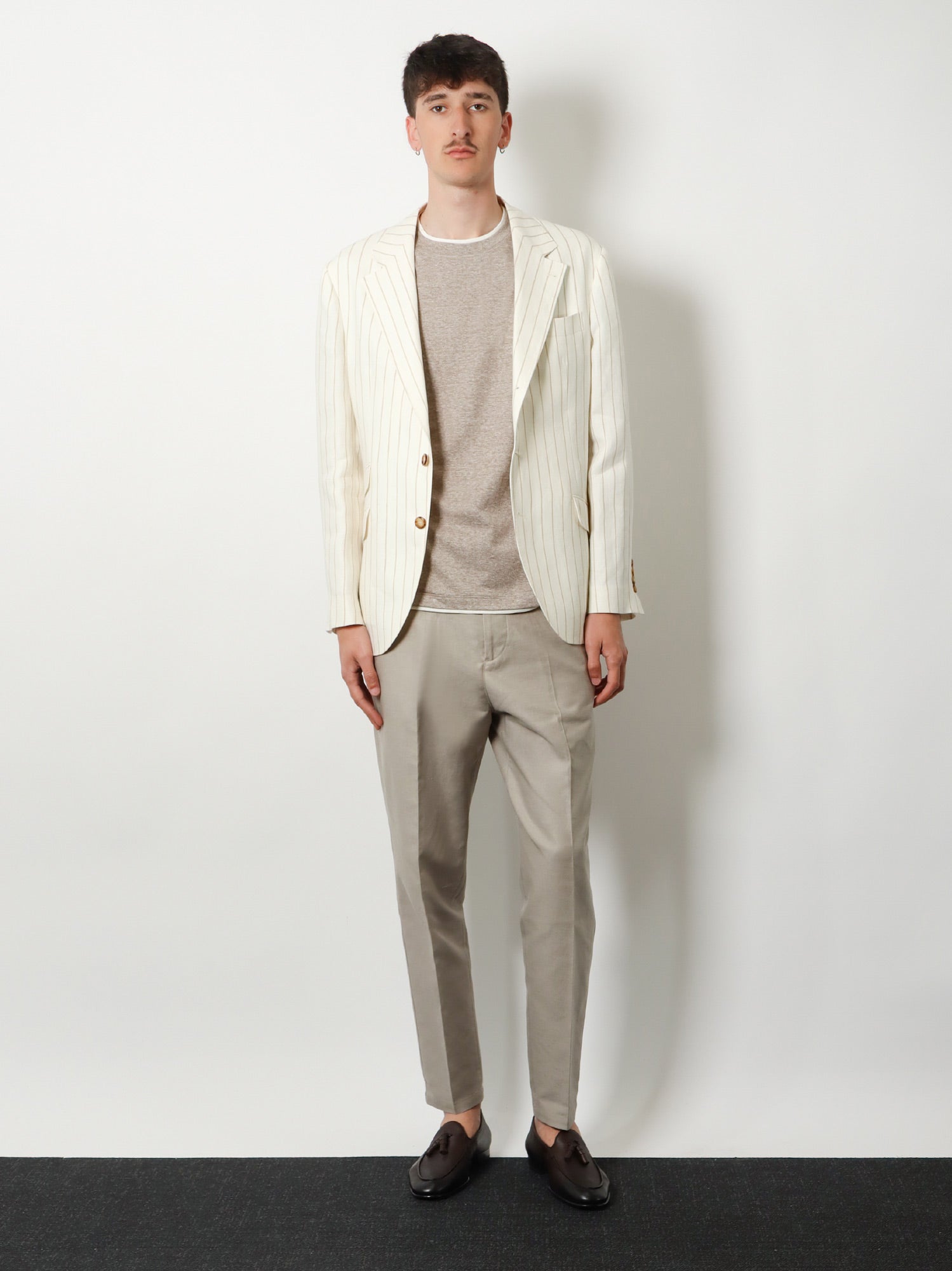 Brunello Cucinelli Men Cotton And Linen Trousers BRUNELLO CUCINELLI