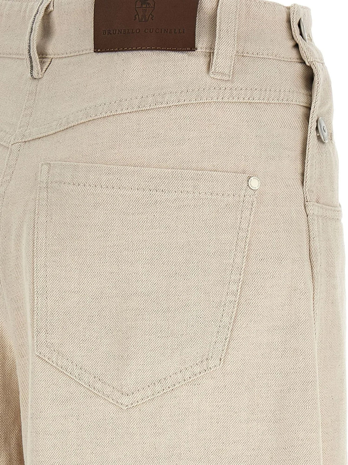 Brunello Cucinelli Women The Maxi Sailor Jean-Low Slung Trousers BRUNELLO CUCINELLI