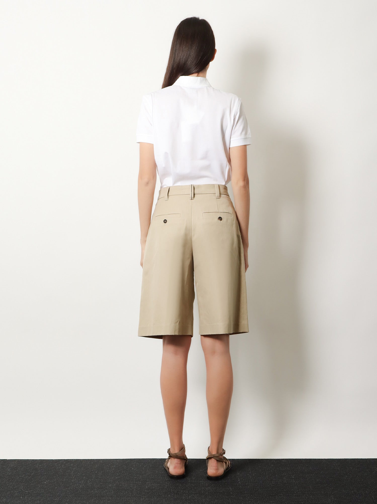 Brunello Cucinelli Women Cotton And Linen Shorts BRUNELLO CUCINELLI