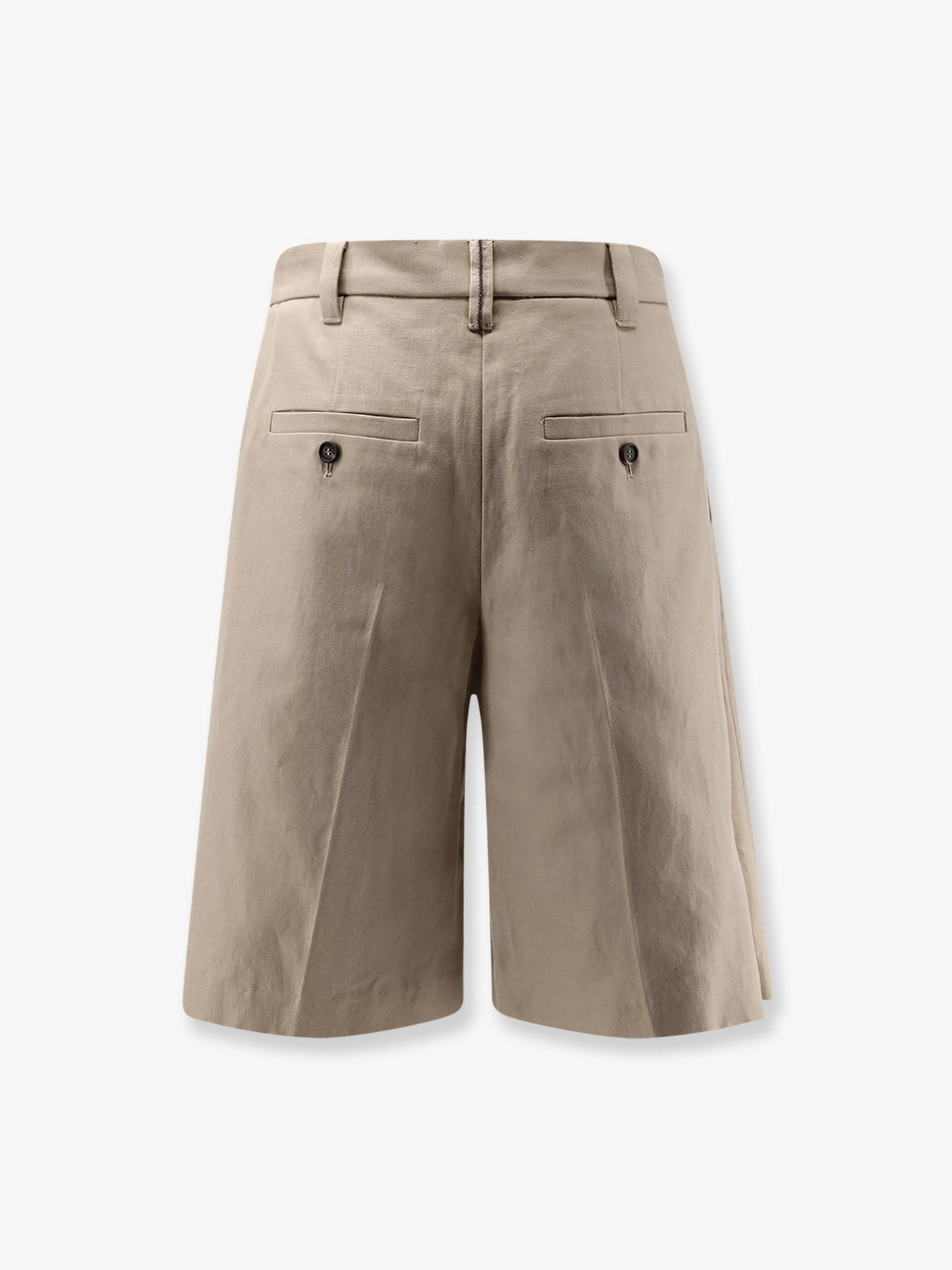 Brunello Cucinelli Women Cotton And Linen Shorts BRUNELLO CUCINELLI