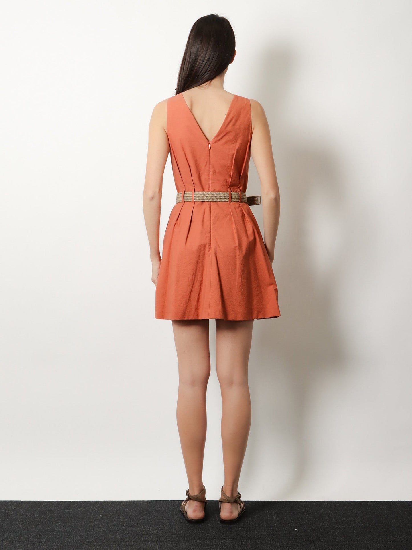 Brunello Cucinelli Women Mini Dress With Belt BRUNELLO CUCINELLI