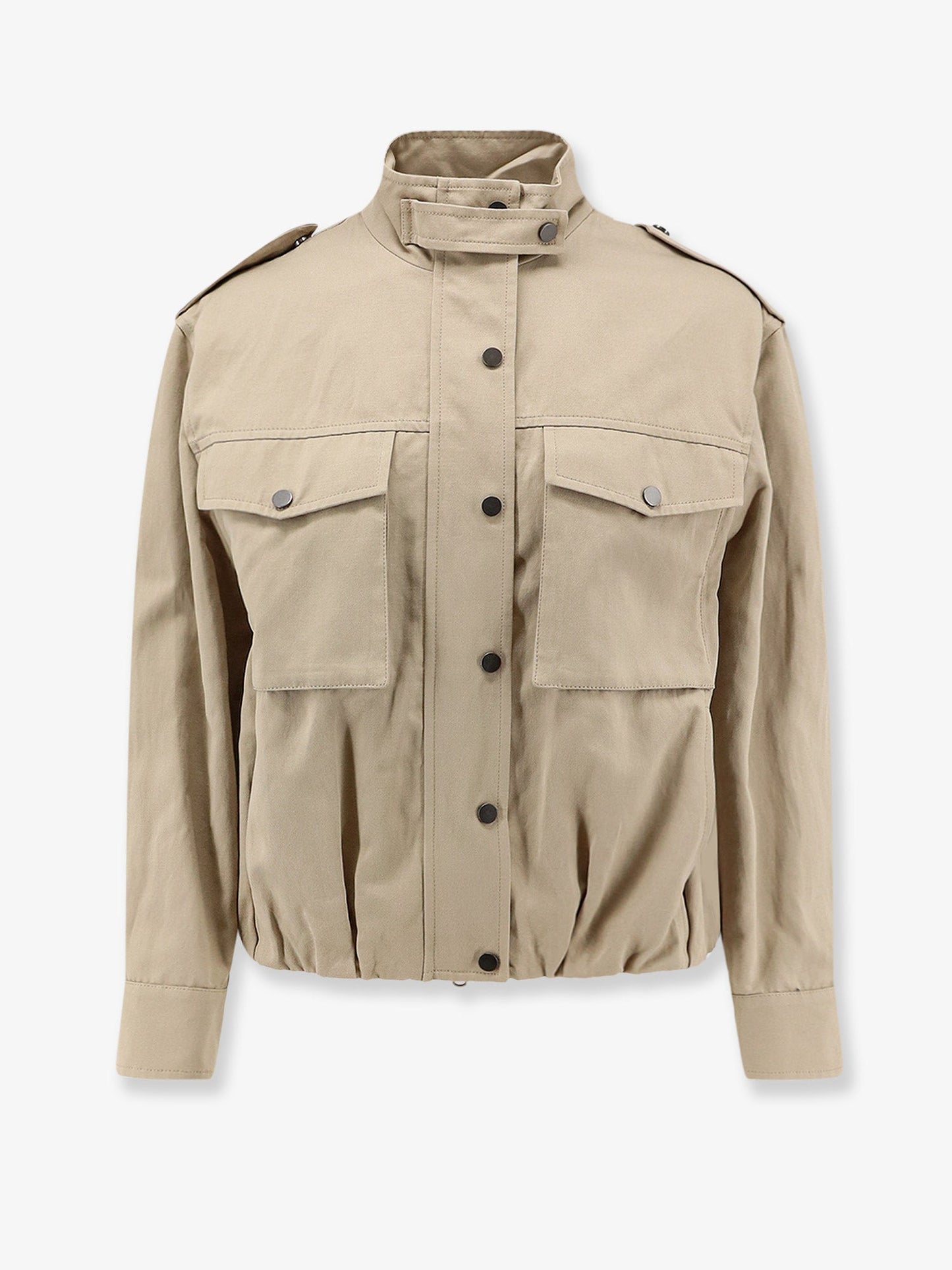 Brunello Cucinelli Women Cotton And Linen Blend Jacket BRUNELLO CUCINELLI