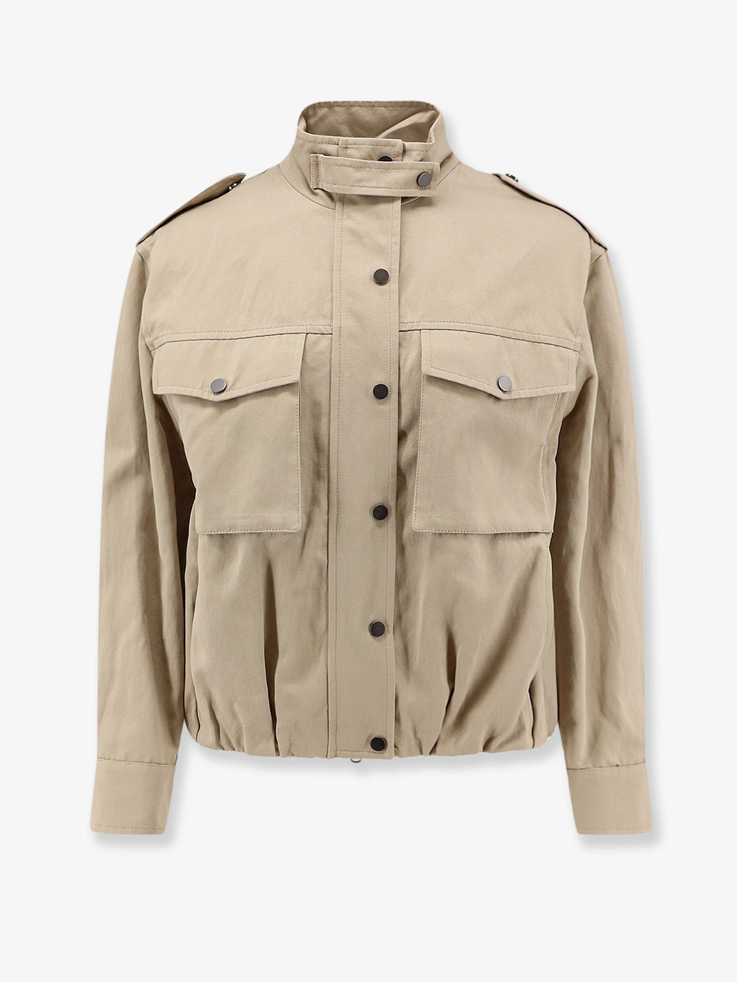 Brunello Cucinelli Women Cotton And Linen Blend Jacket BRUNELLO CUCINELLI